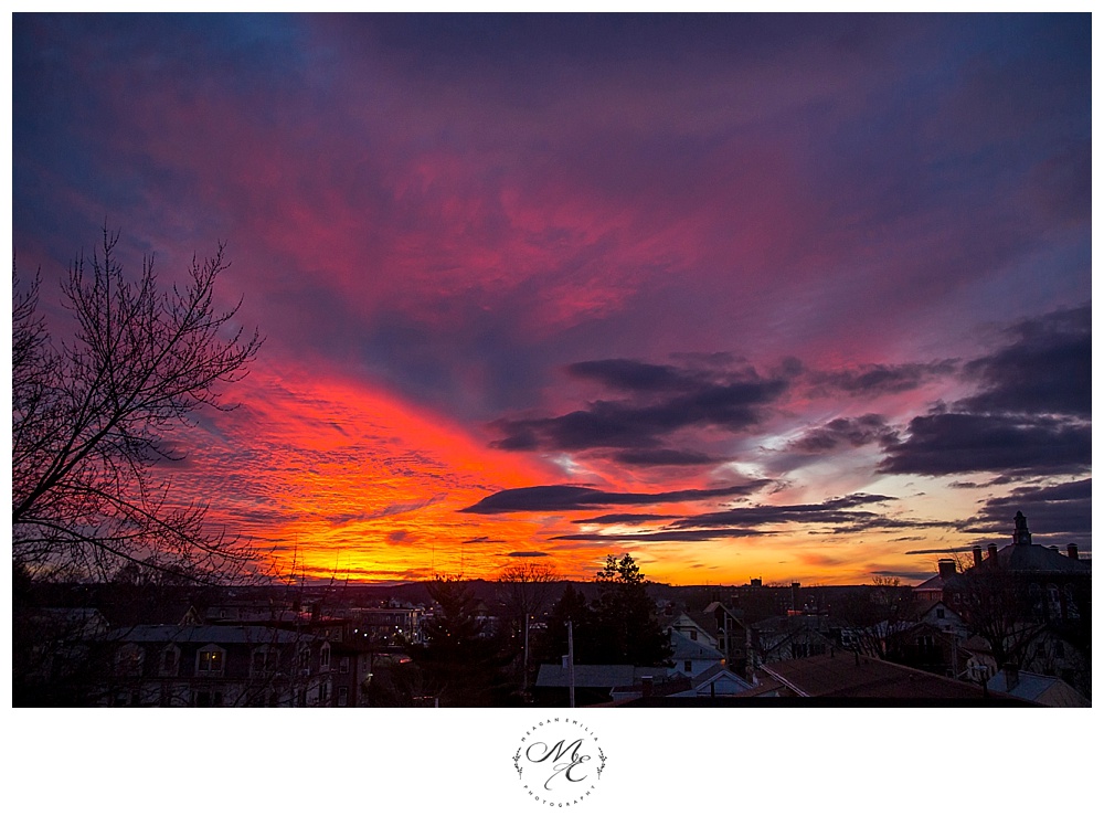 Sunset view in Providence, Rhode Island  ©Meagan Emilia Photography