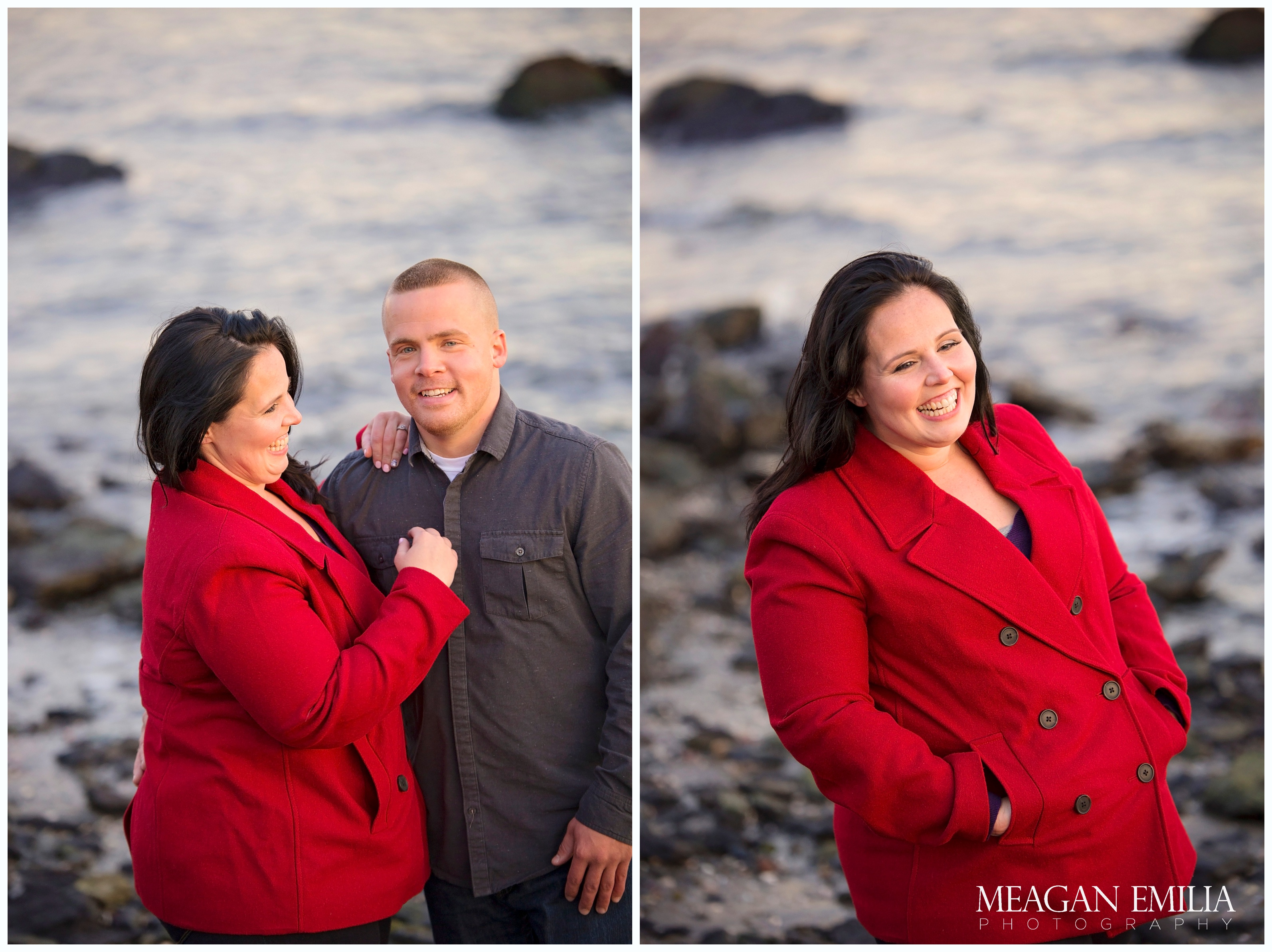 Danielle & Greg engagement photos at Rocky Point State Park in Warwick, RI.