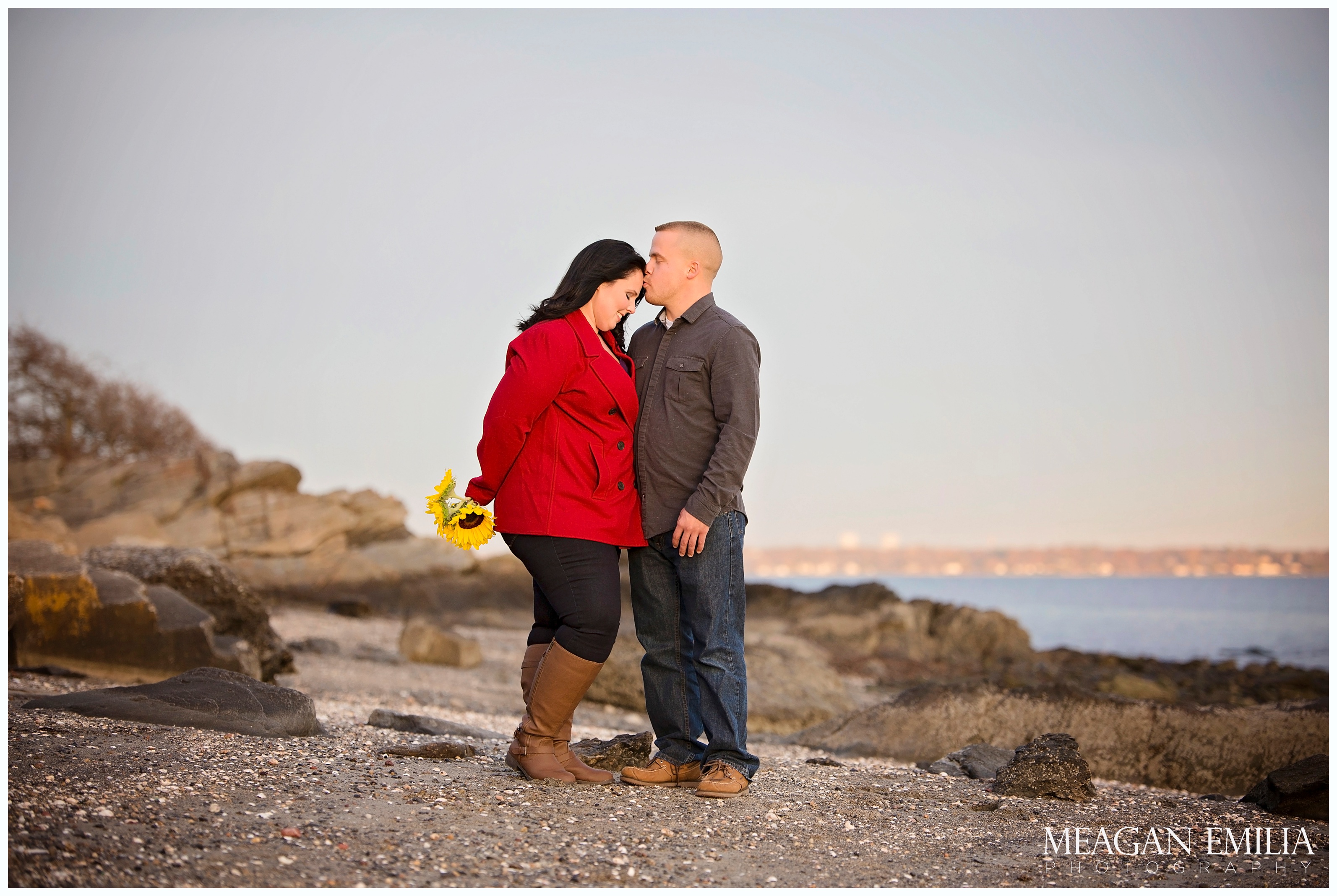 Danielle & Greg engagement photos at Rocky Point State Park in Warwick, RI.