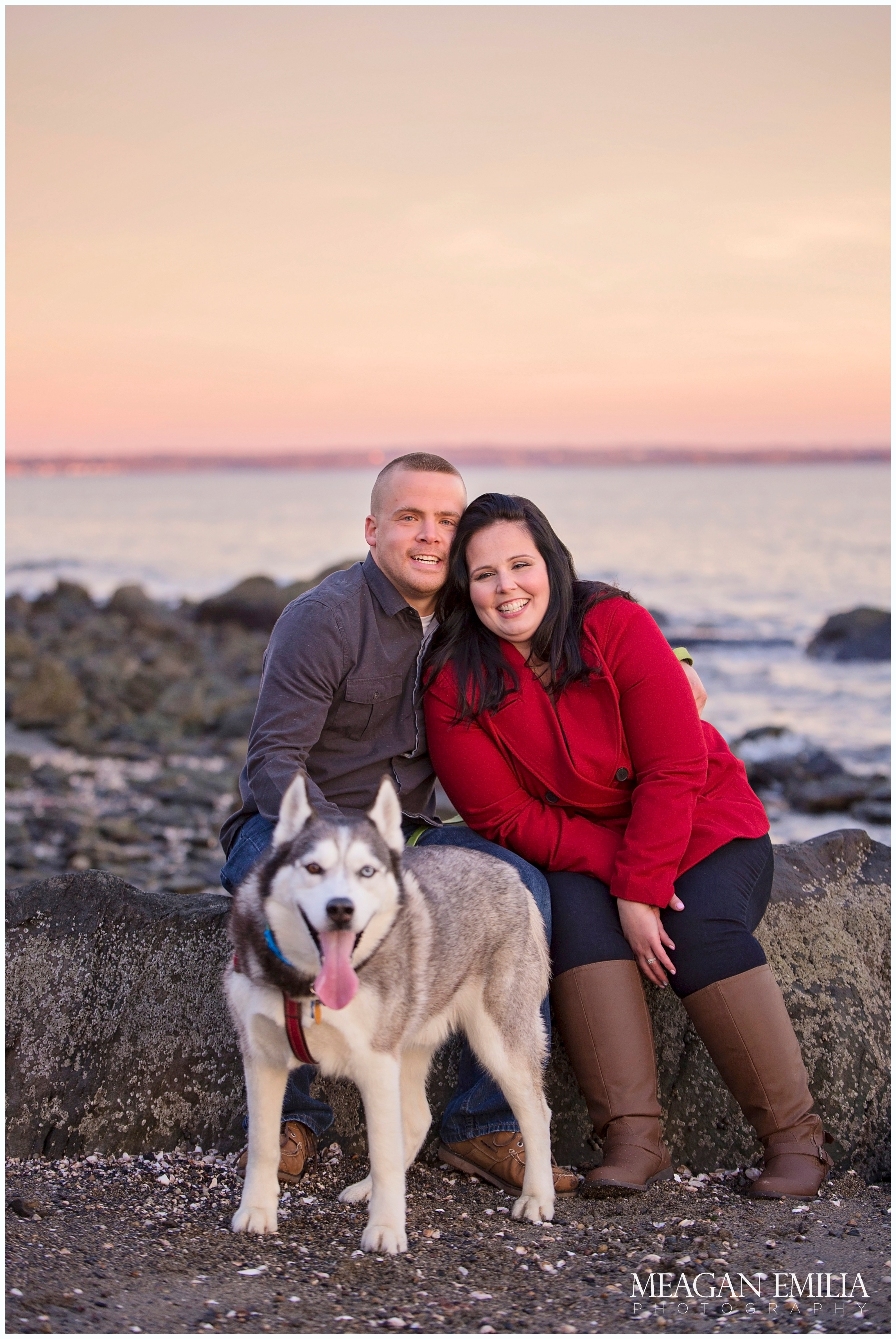 Danielle & Greg engagement photos at Rocky Point State Park in Warwick, RI.