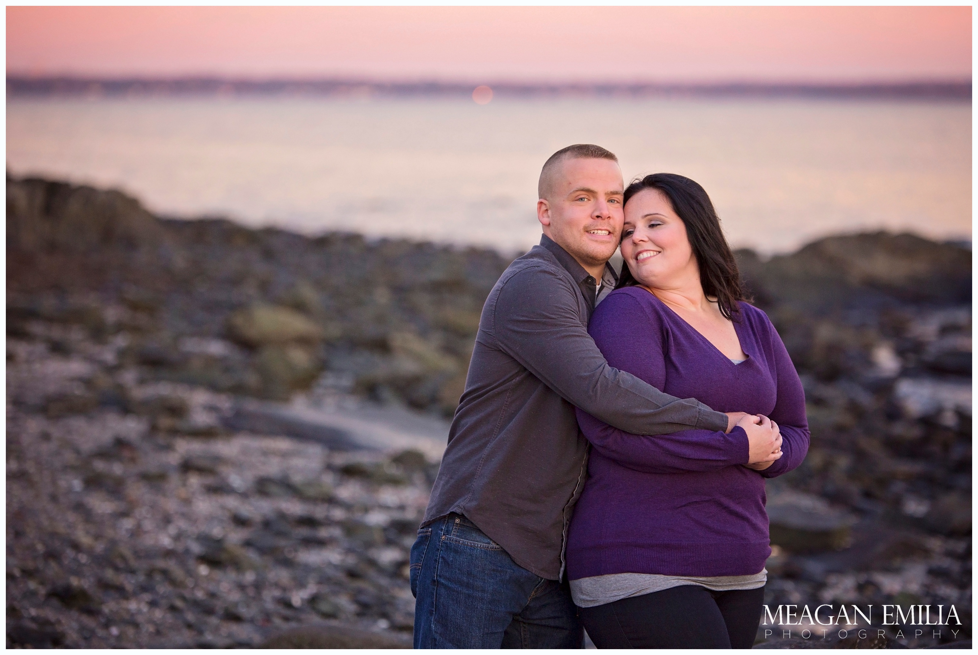 Danielle & Greg engagement photos at Rocky Point State Park in Warwick, RI.