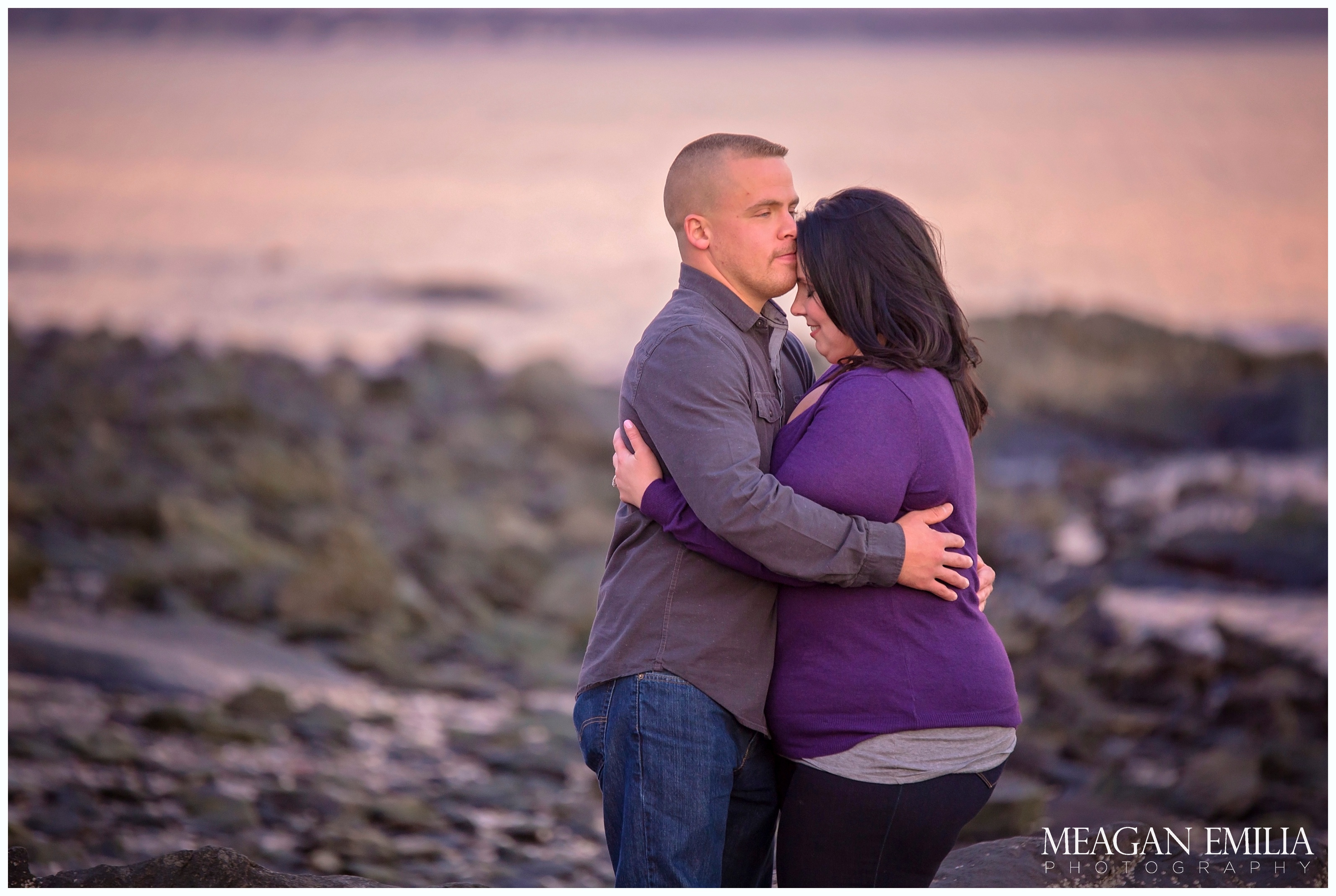 Danielle & Greg engagement photos at Rocky Point State Park in Warwick, RI.