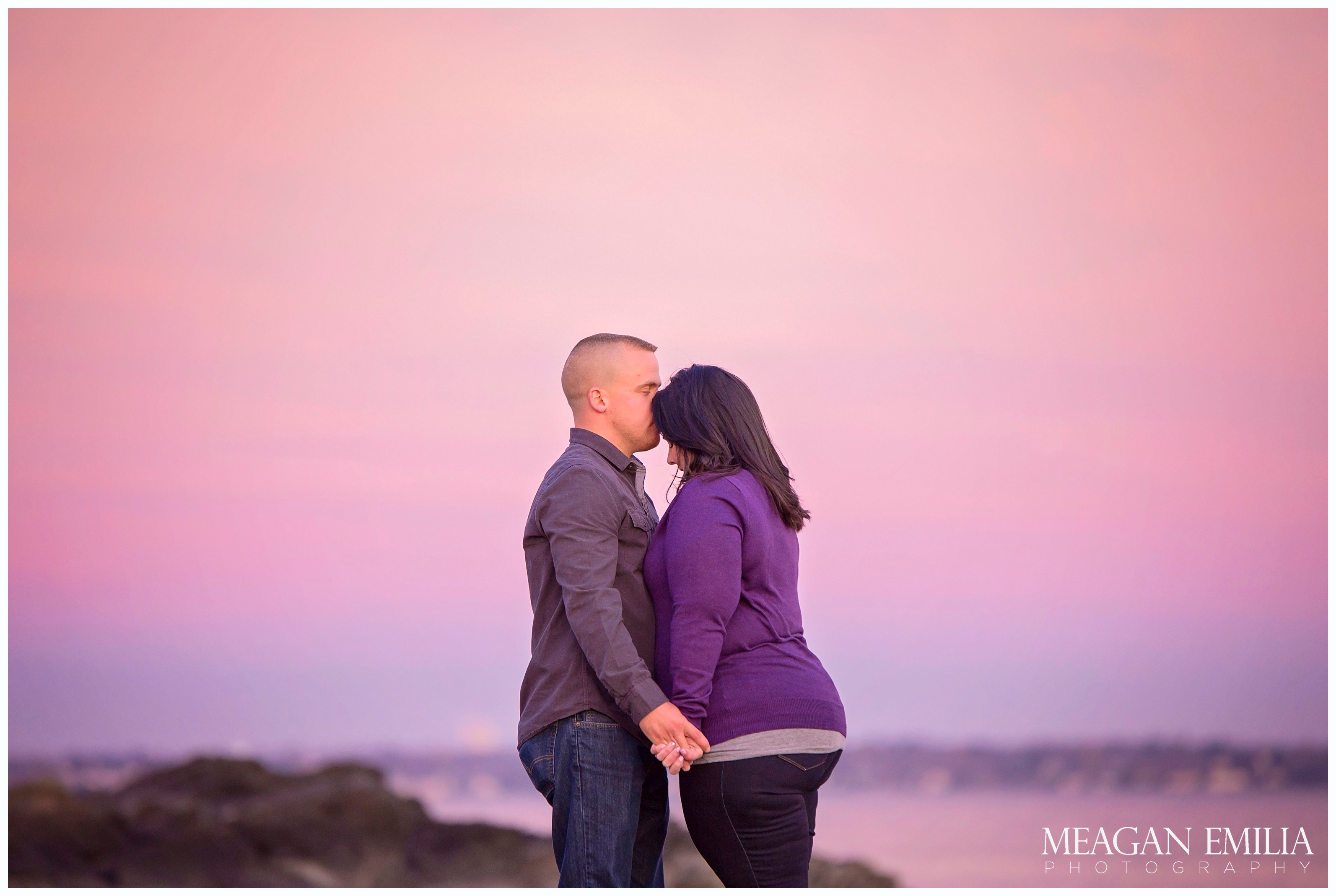 Danielle & Greg engagement photos at Rocky Point State Park in Warwick, RI.