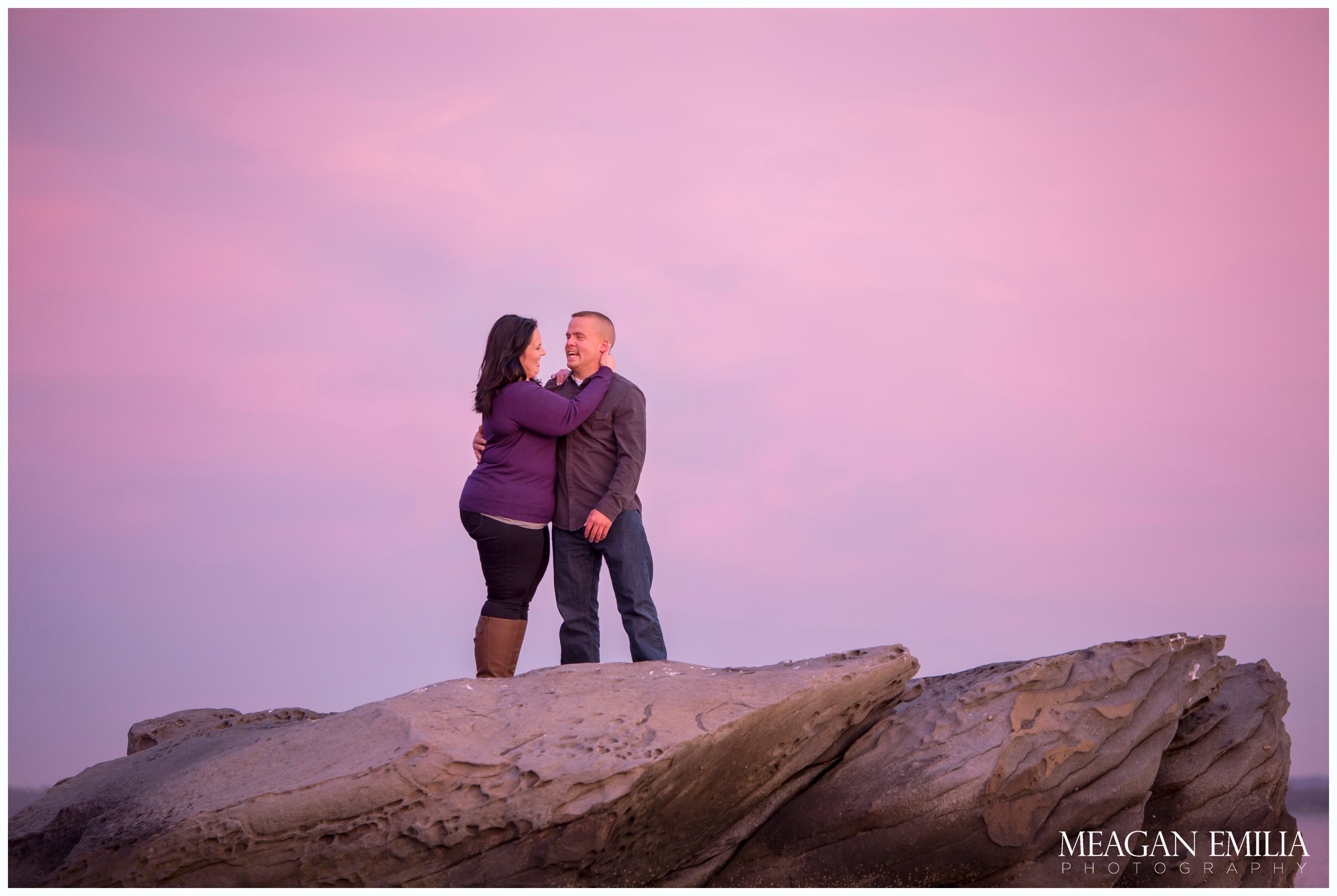 Danielle & Greg engagement photos at Rocky Point State Park in Warwick, RI.