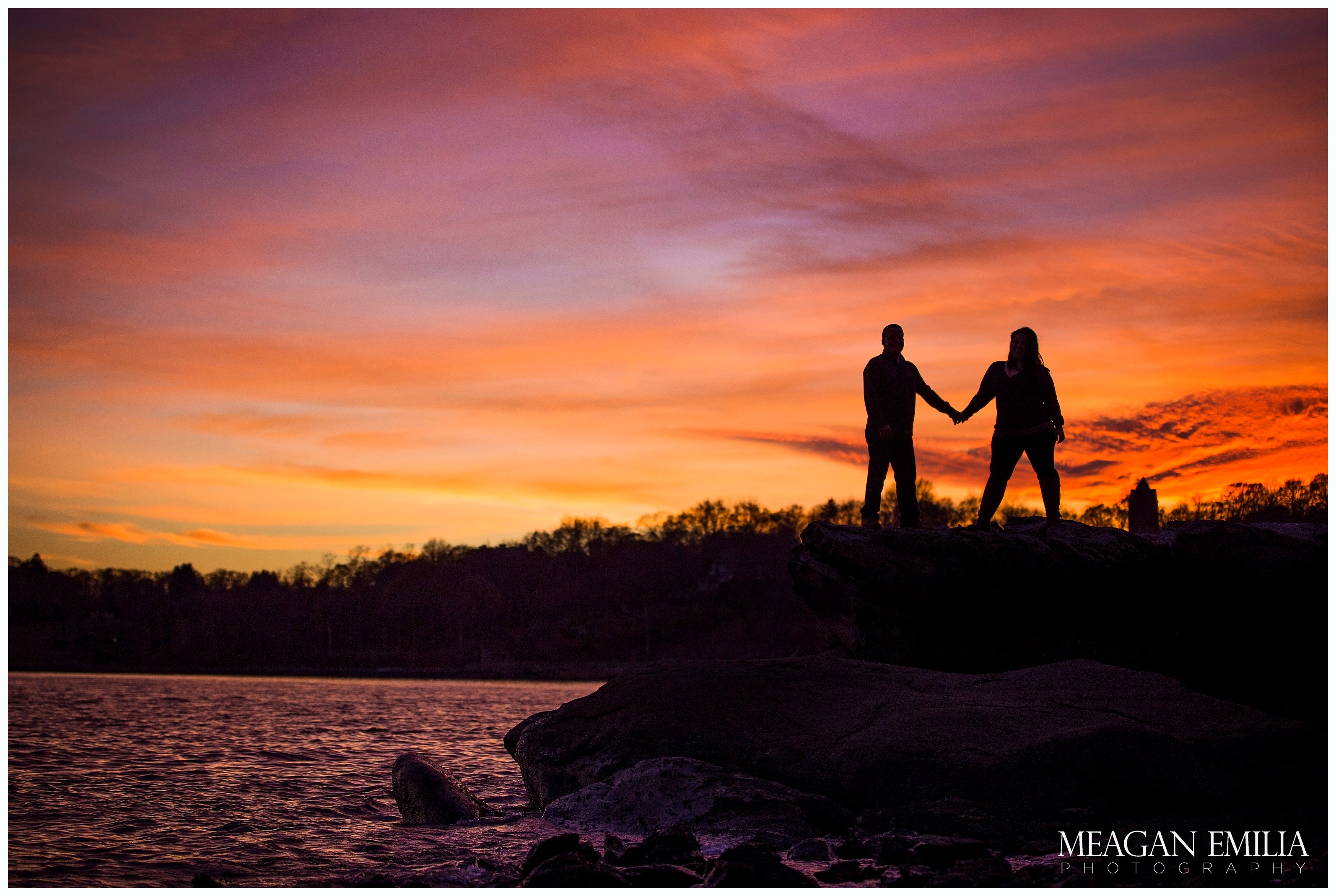 Danielle & Greg engagement photos at Rocky Point State Park in Warwick, RI.