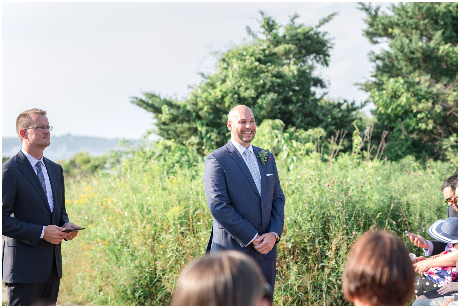 Intimate oceanfront wedding castle hill inn newport rhode island RI