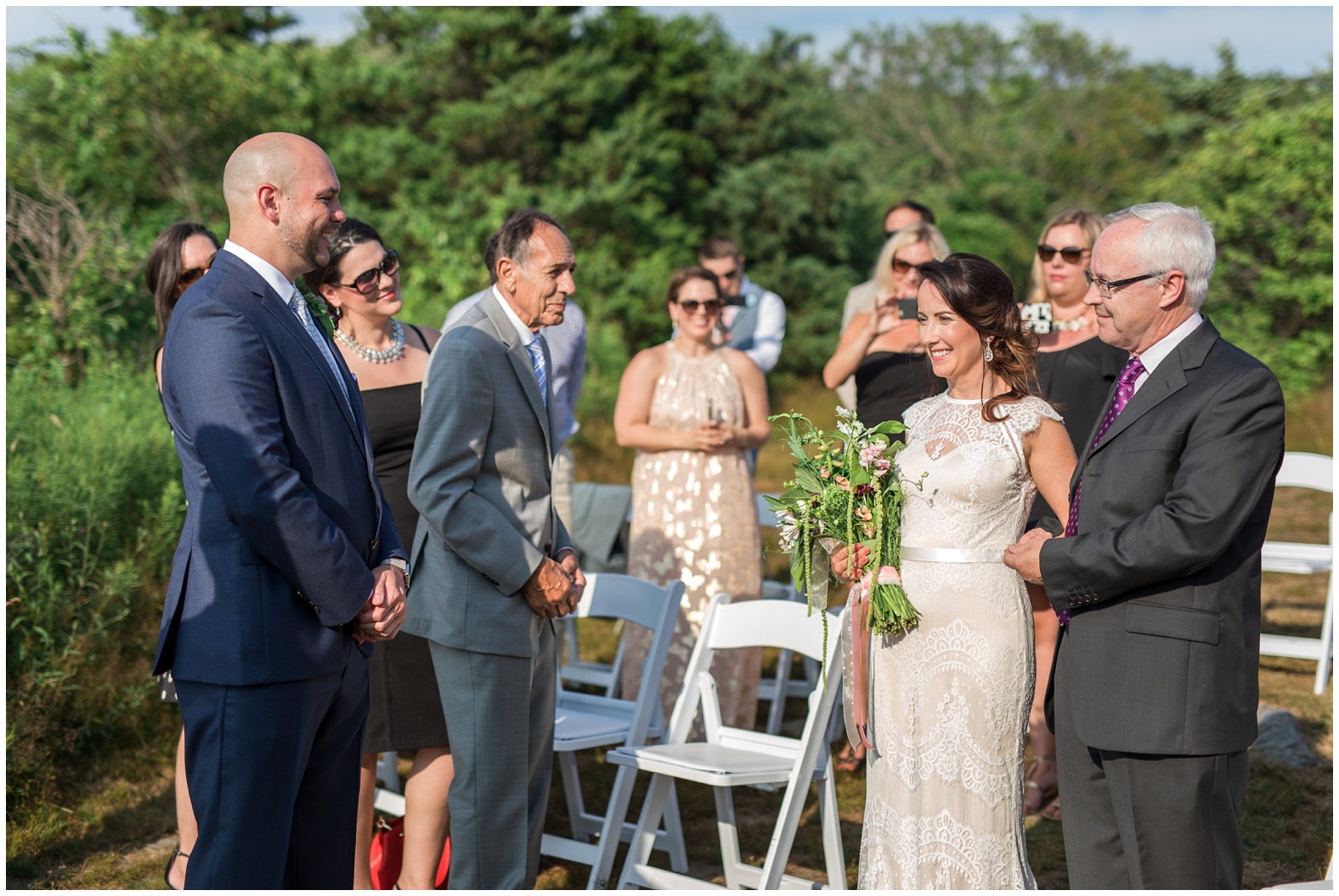 Intimate oceanfront wedding castle hill inn newport rhode island RI