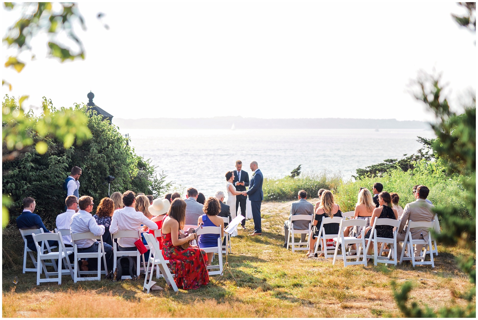 Intimate oceanfront wedding castle hill inn newport rhode island RI