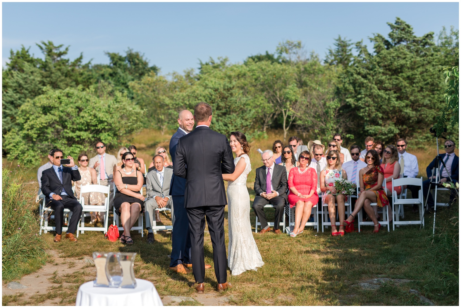 Intimate oceanfront wedding castle hill inn newport rhode island RI