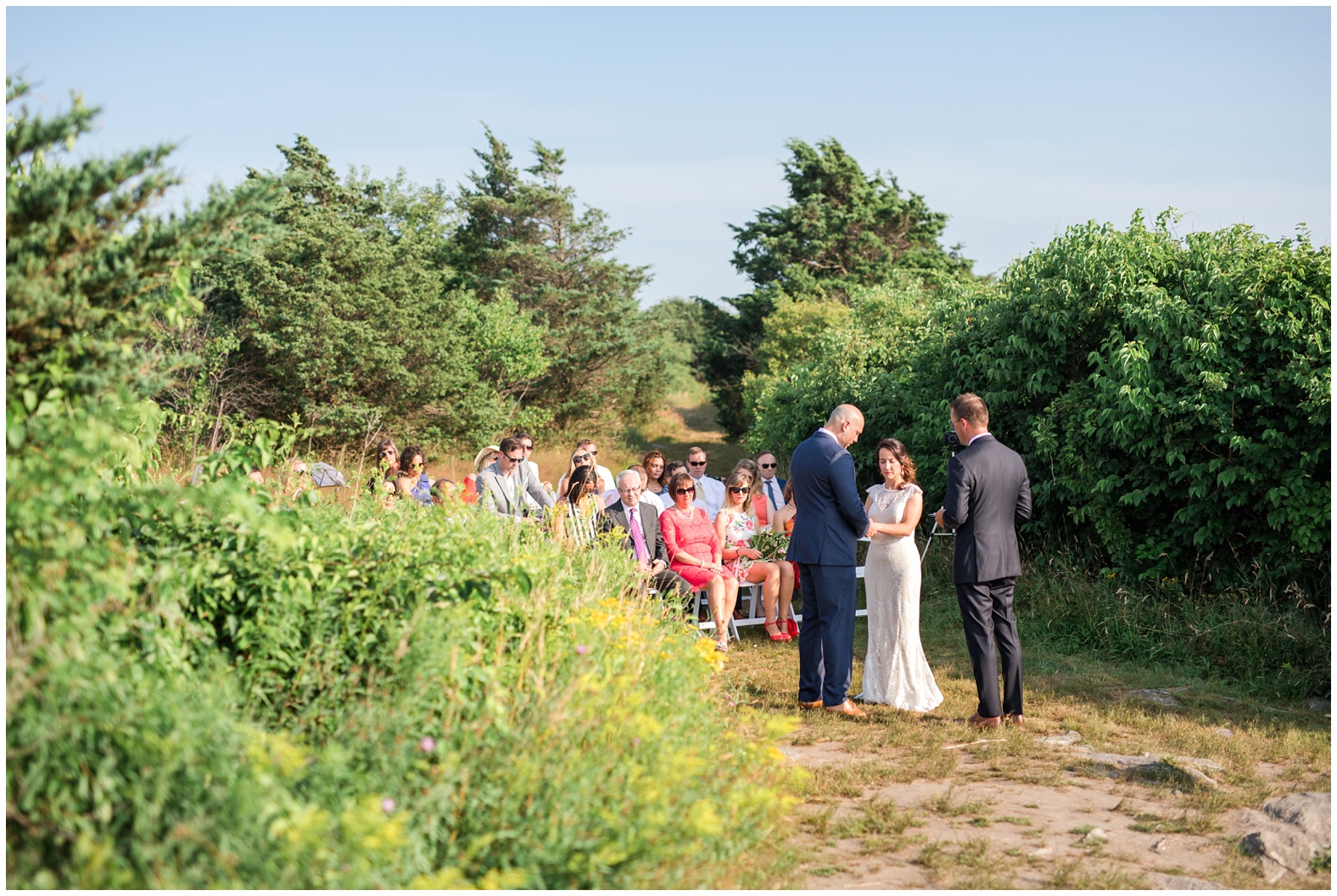 Intimate oceanfront wedding castle hill inn newport rhode island RI