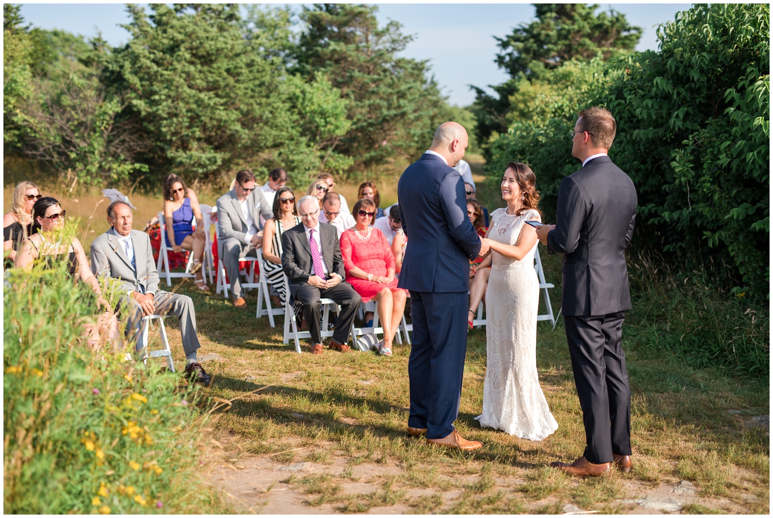 Intimate oceanfront wedding castle hill inn newport rhode island RI