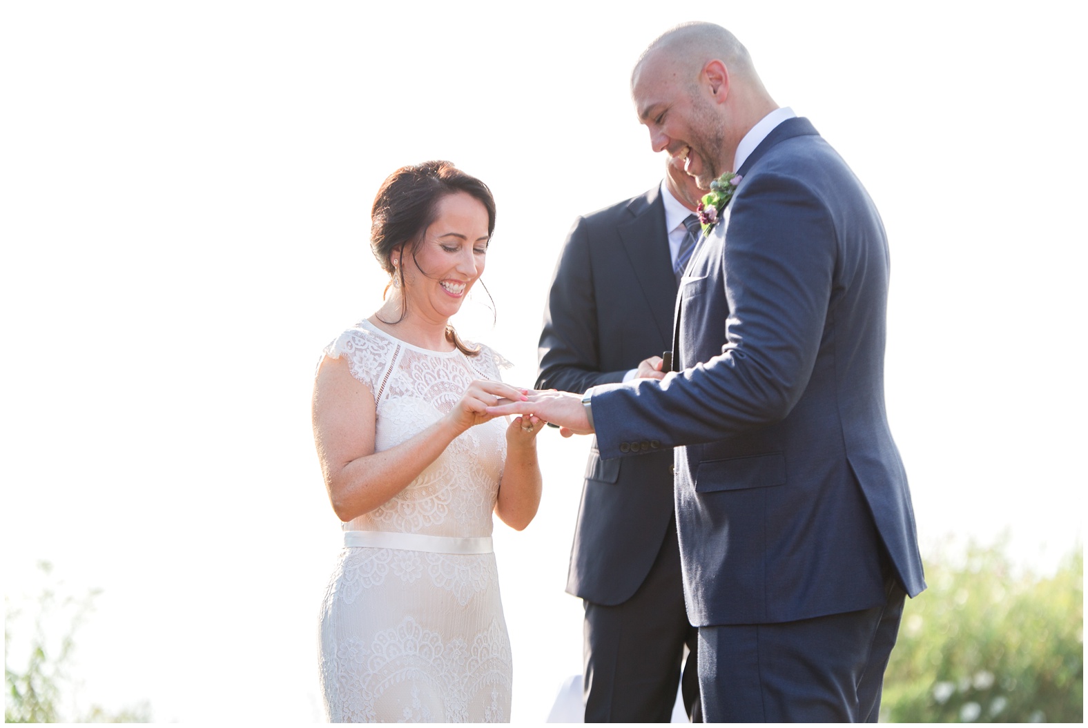 Intimate oceanfront wedding castle hill inn newport rhode island RI