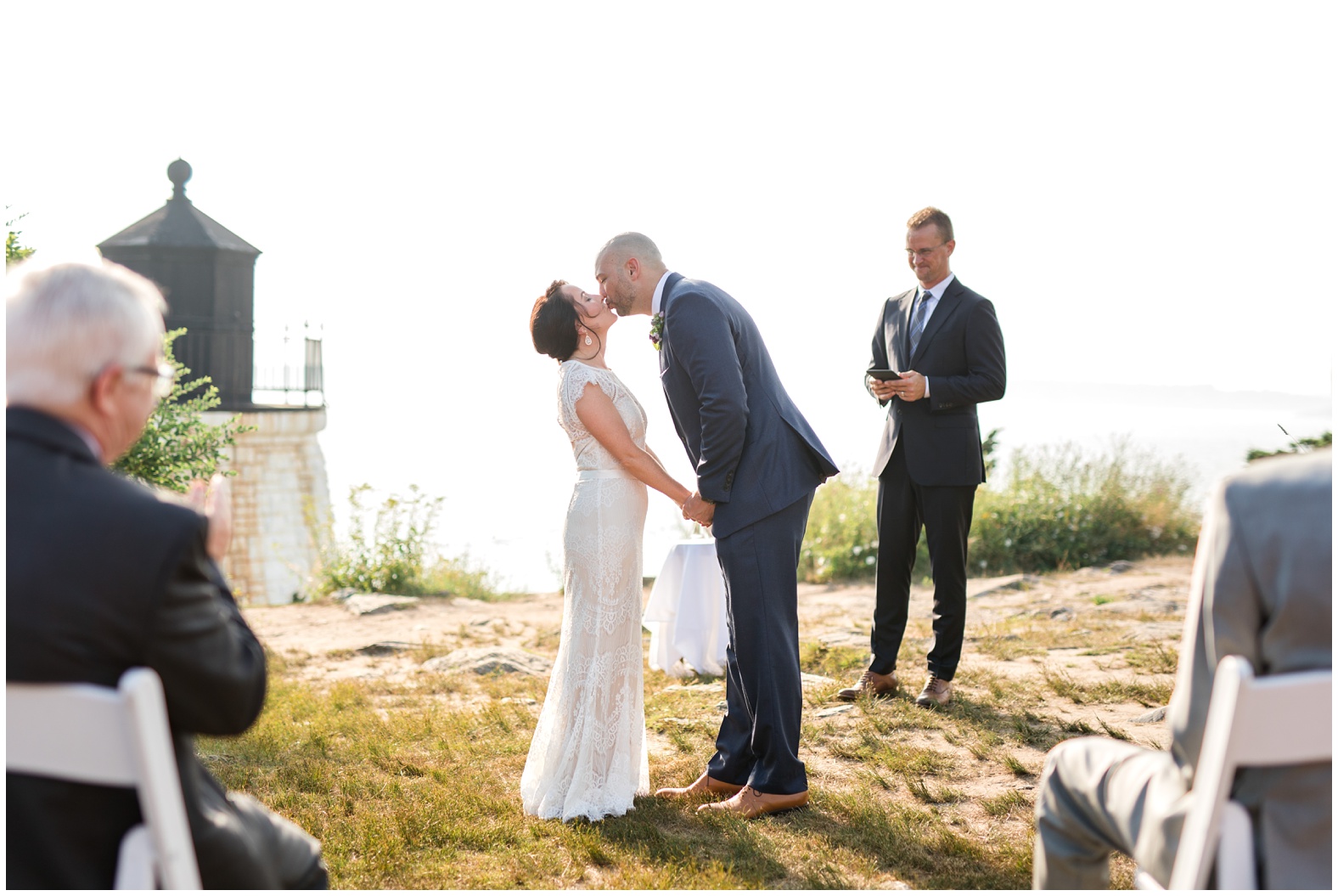 Intimate oceanfront wedding castle hill inn newport rhode island RI