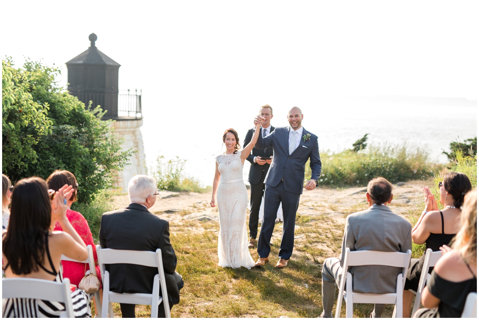 Intimate oceanfront wedding castle hill inn newport rhode island RI