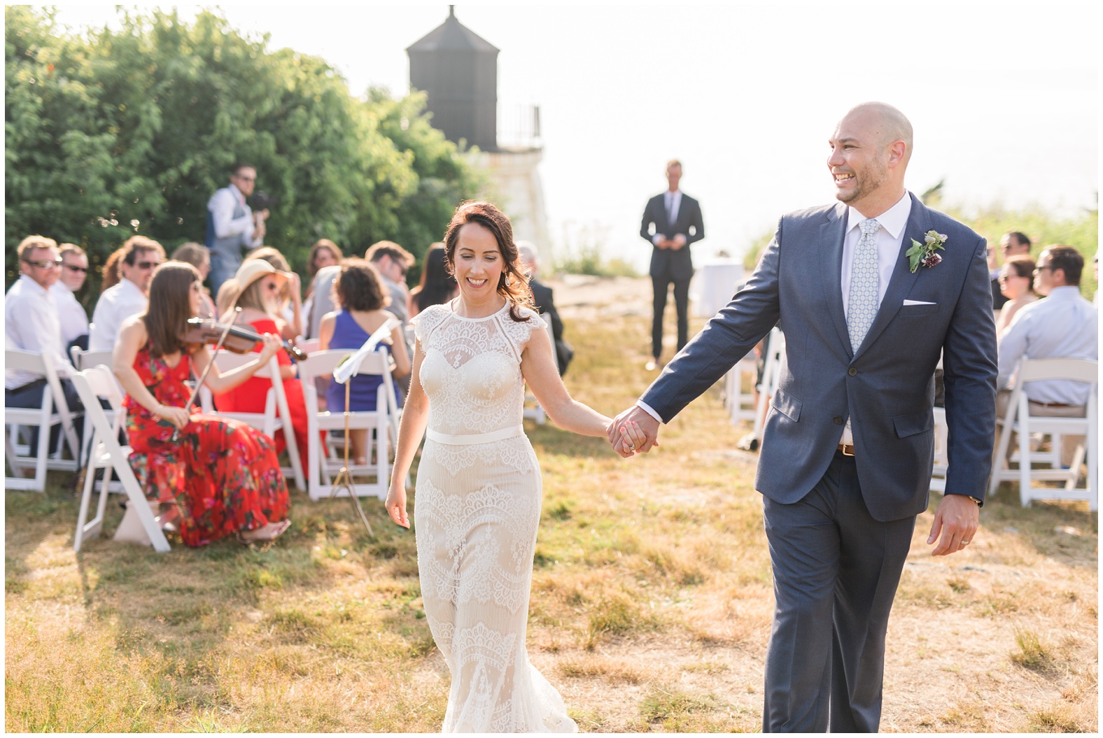 Intimate oceanfront wedding castle hill inn newport rhode island RI