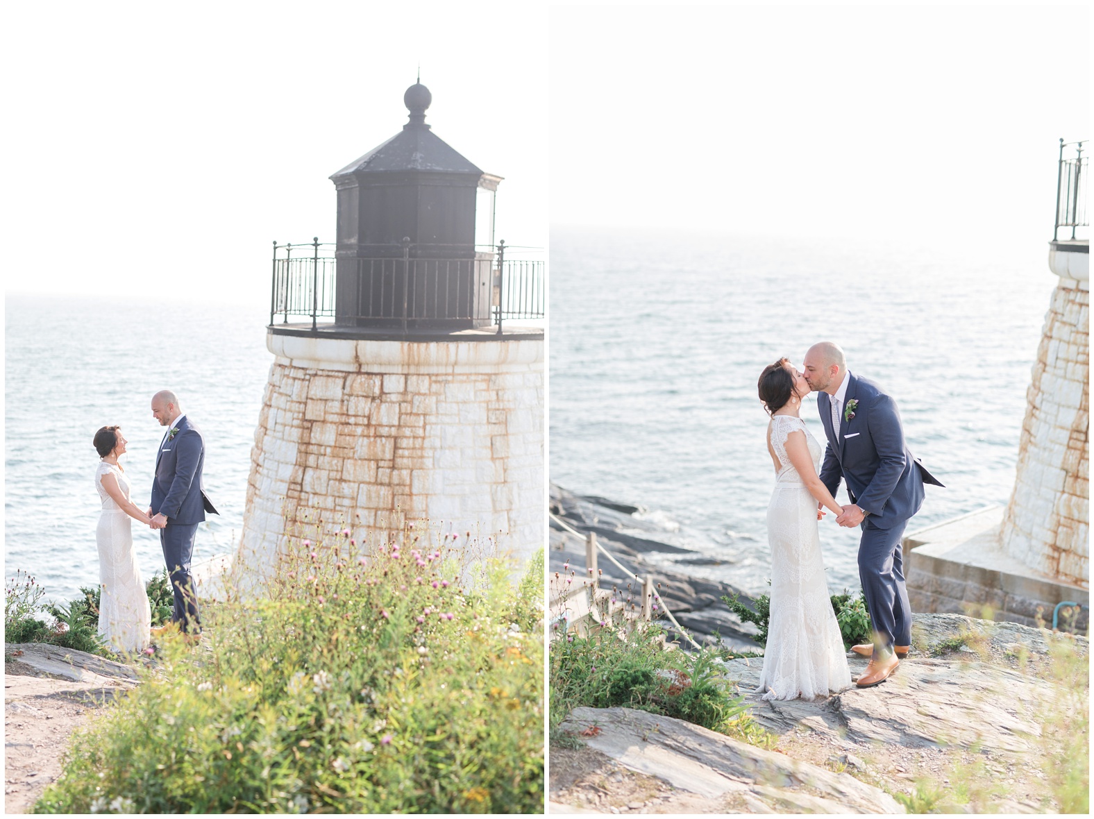 Intimate oceanfront wedding castle hill inn newport rhode island RI