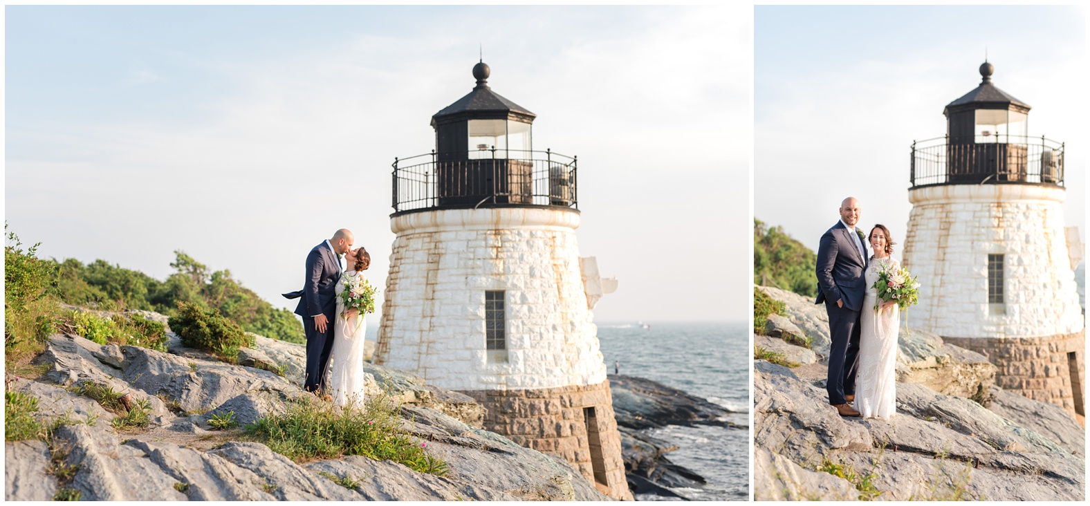 Intimate oceanfront wedding castle hill inn newport rhode island RI