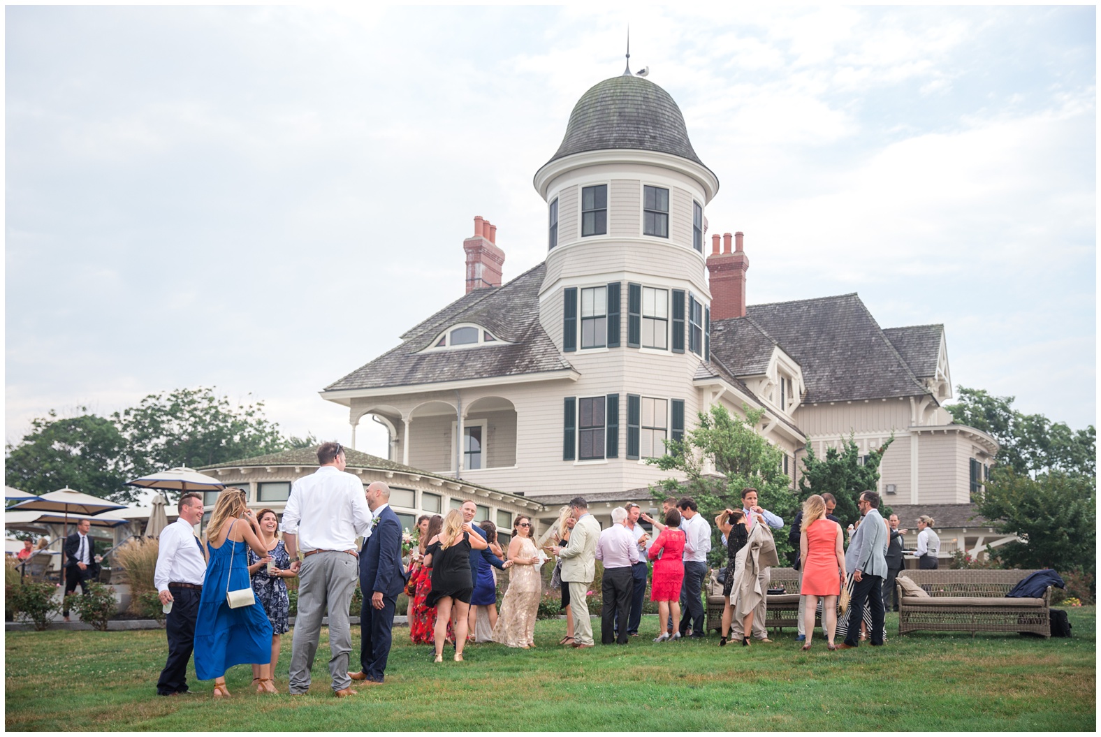 Intimate oceanfront wedding castle hill inn newport rhode island RI