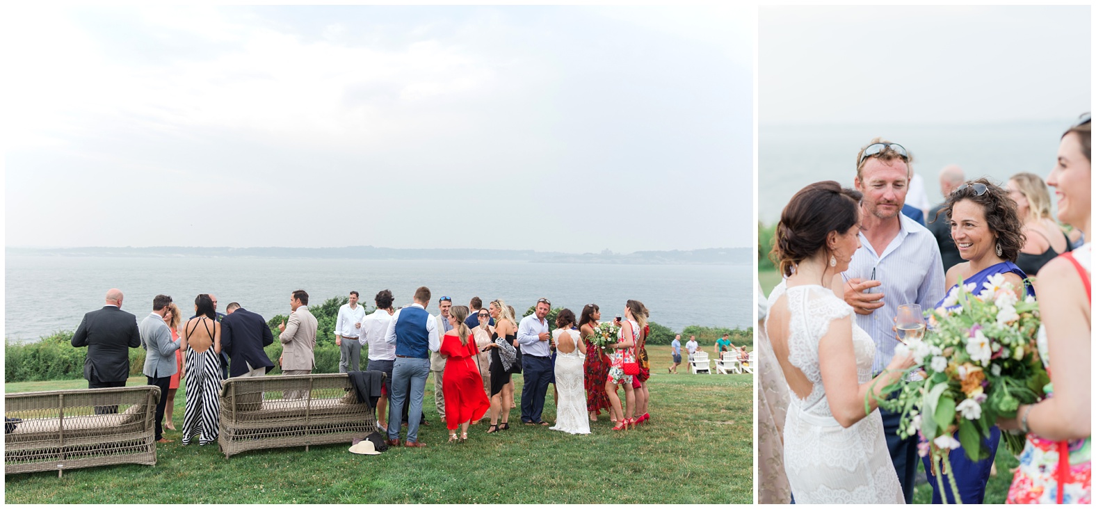 Intimate oceanfront wedding castle hill inn newport rhode island RI