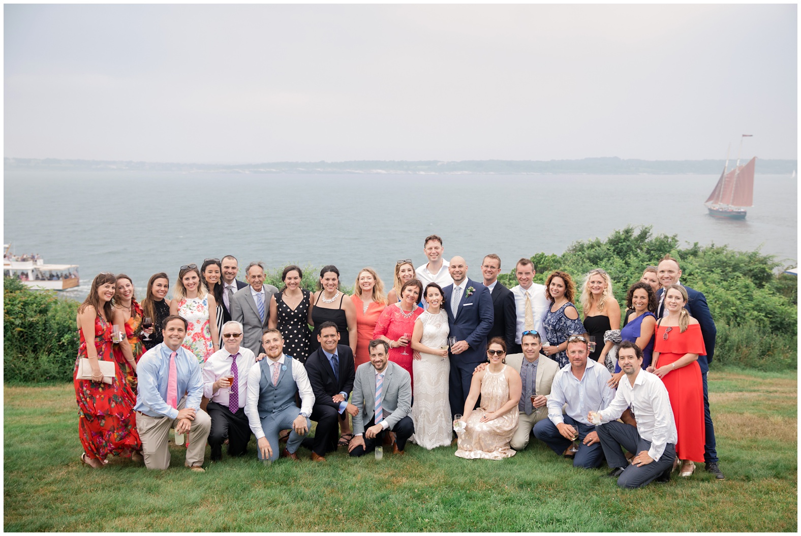 Intimate oceanfront wedding castle hill inn newport rhode island RI