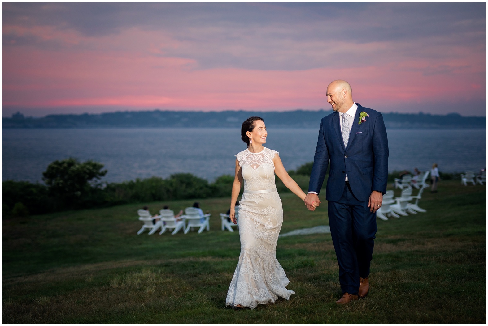 Intimate oceanfront wedding castle hill inn newport rhode island RI