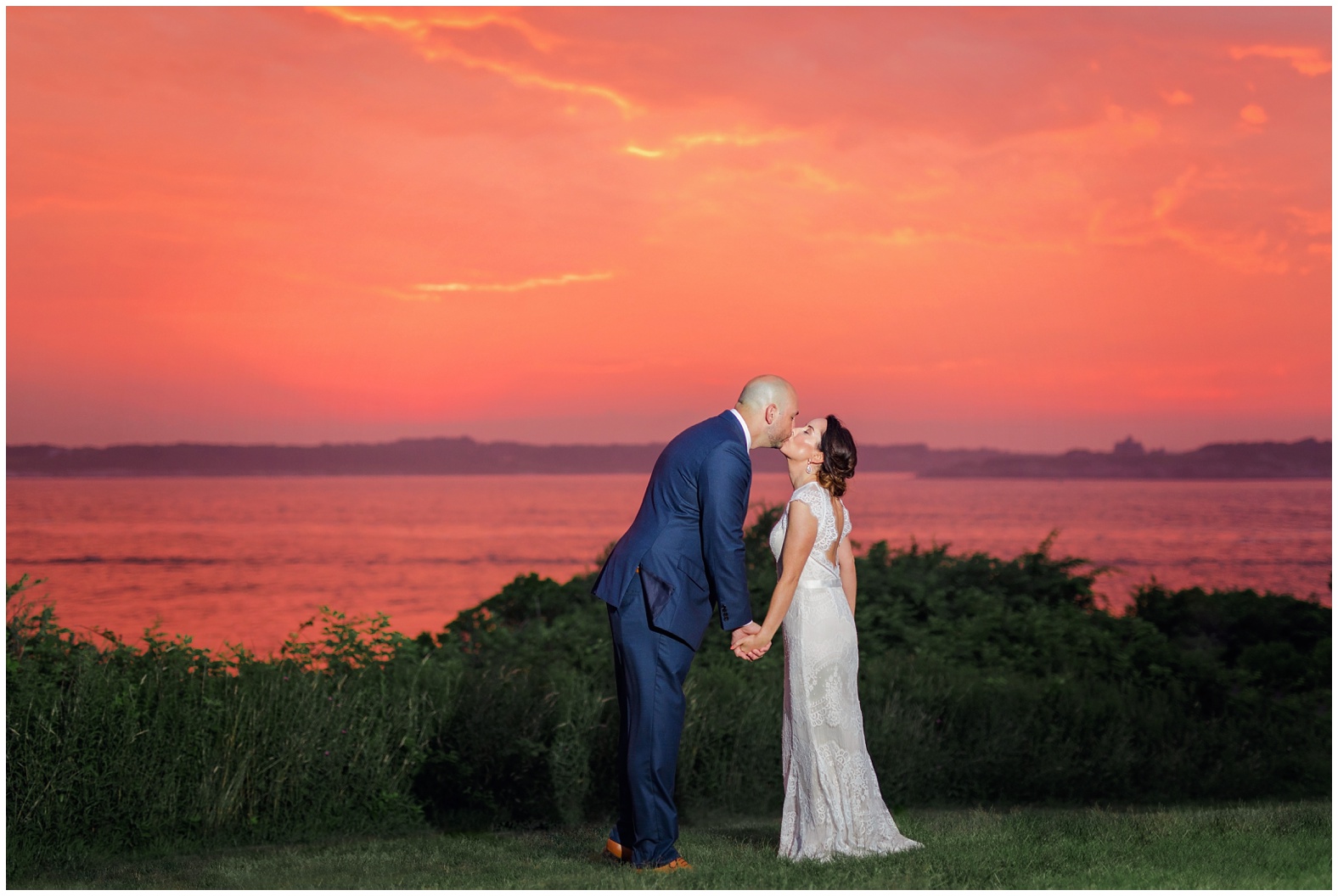 Intimate oceanfront wedding castle hill inn newport rhode island RI