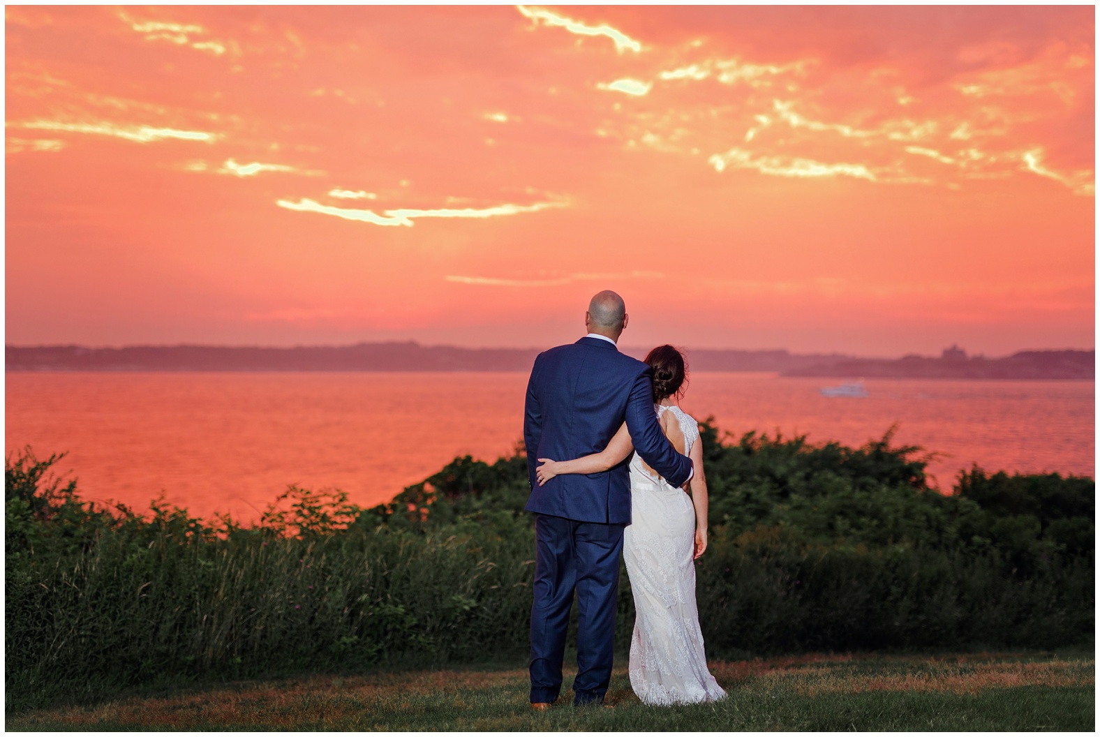 Intimate oceanfront wedding castle hill inn newport rhode island RI