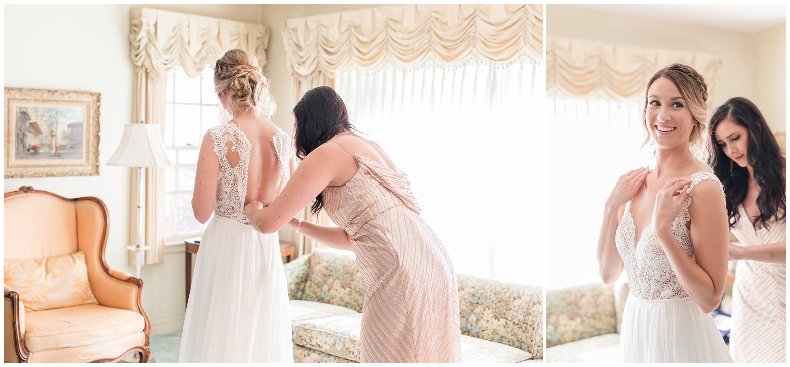 Sunset Beach Wedding at Bailey's Beach, Newport RI