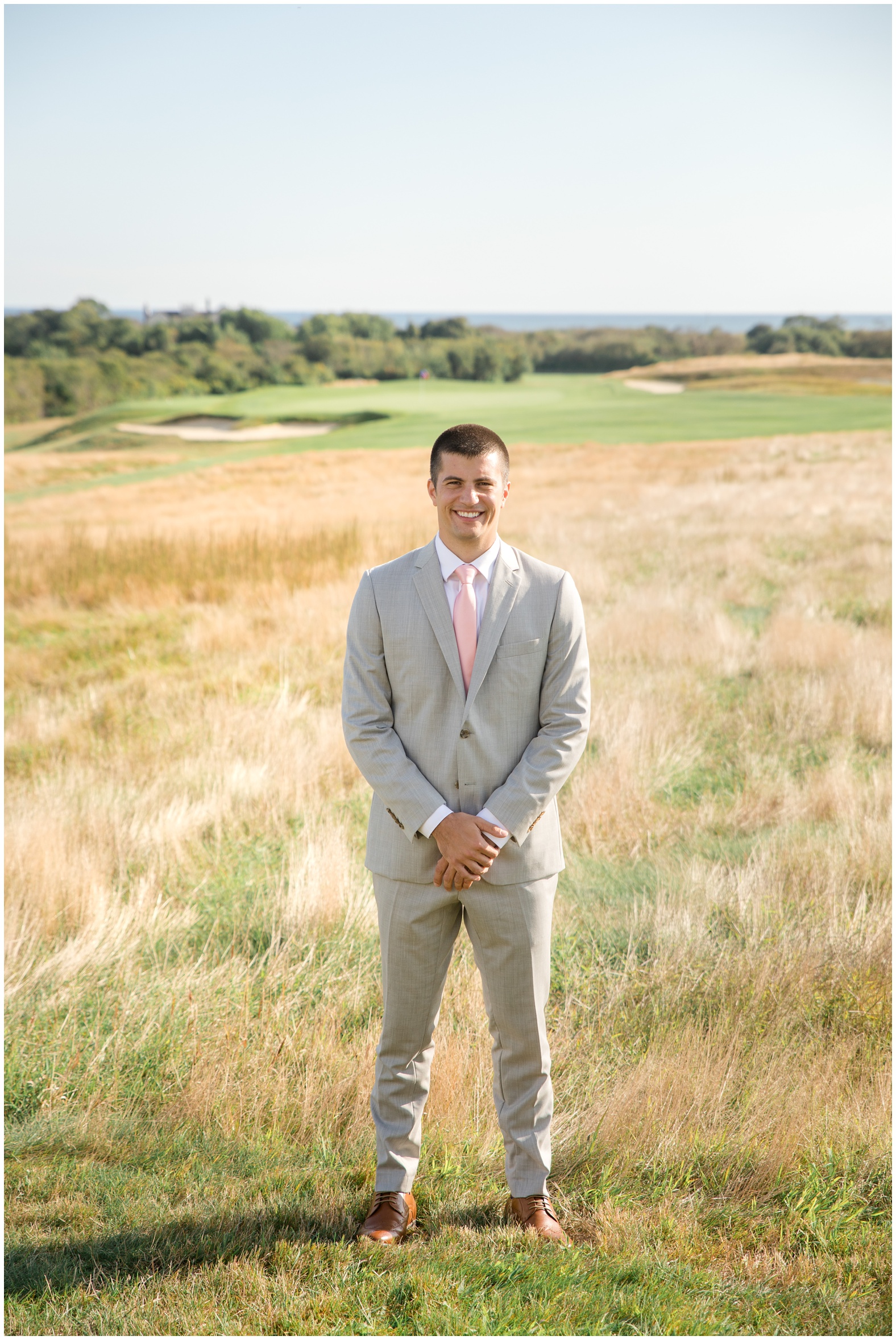 Sunset Beach Wedding at Bailey's Beach, Newport RI