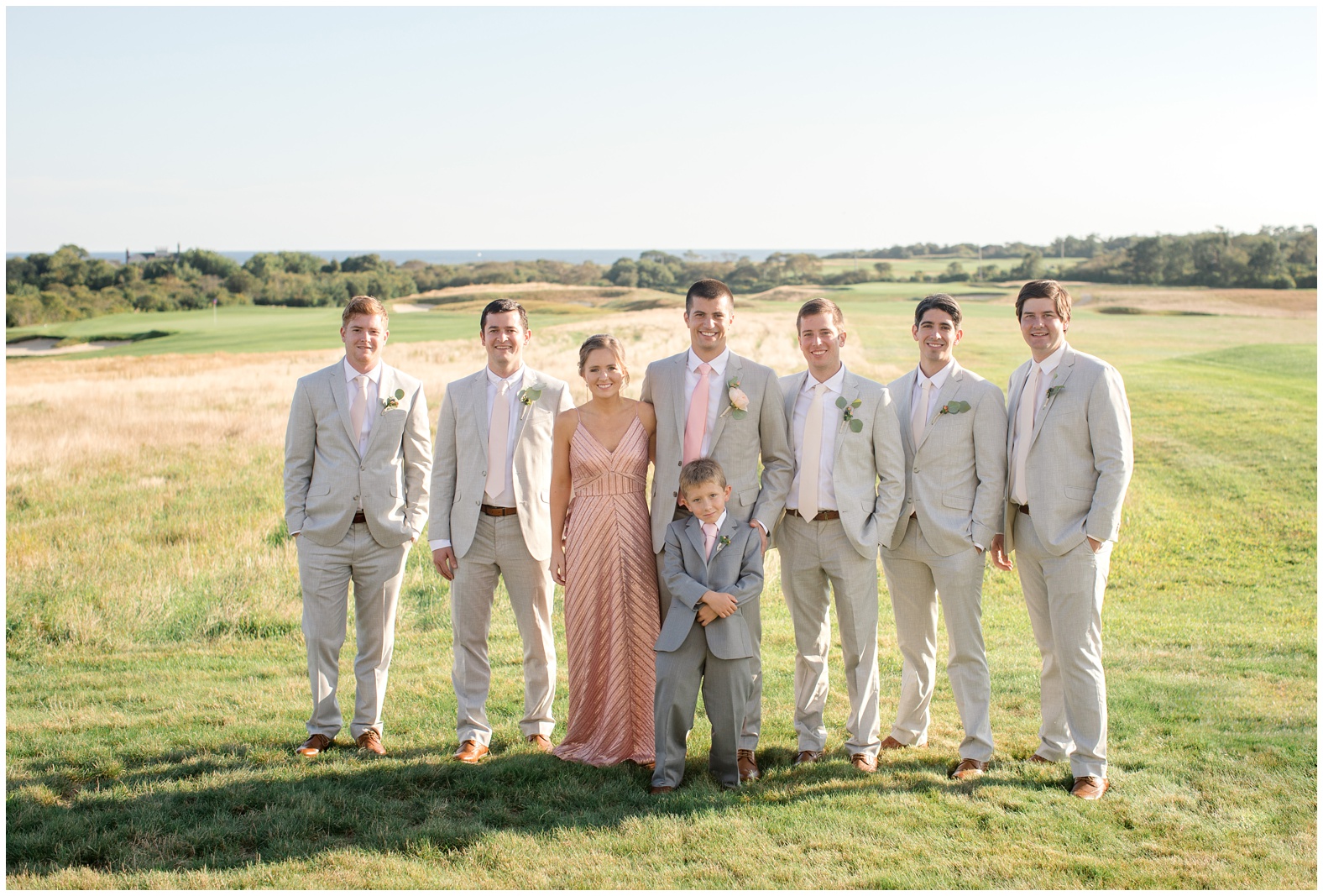 Sunset Beach Wedding at Bailey's Beach, Newport RI