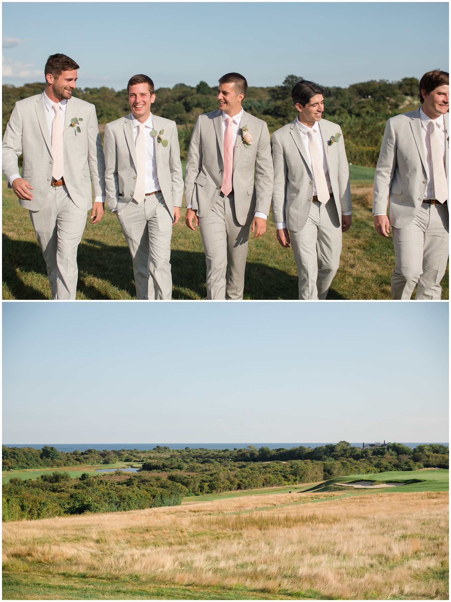 Sunset Beach Wedding at Bailey's Beach, Newport RI