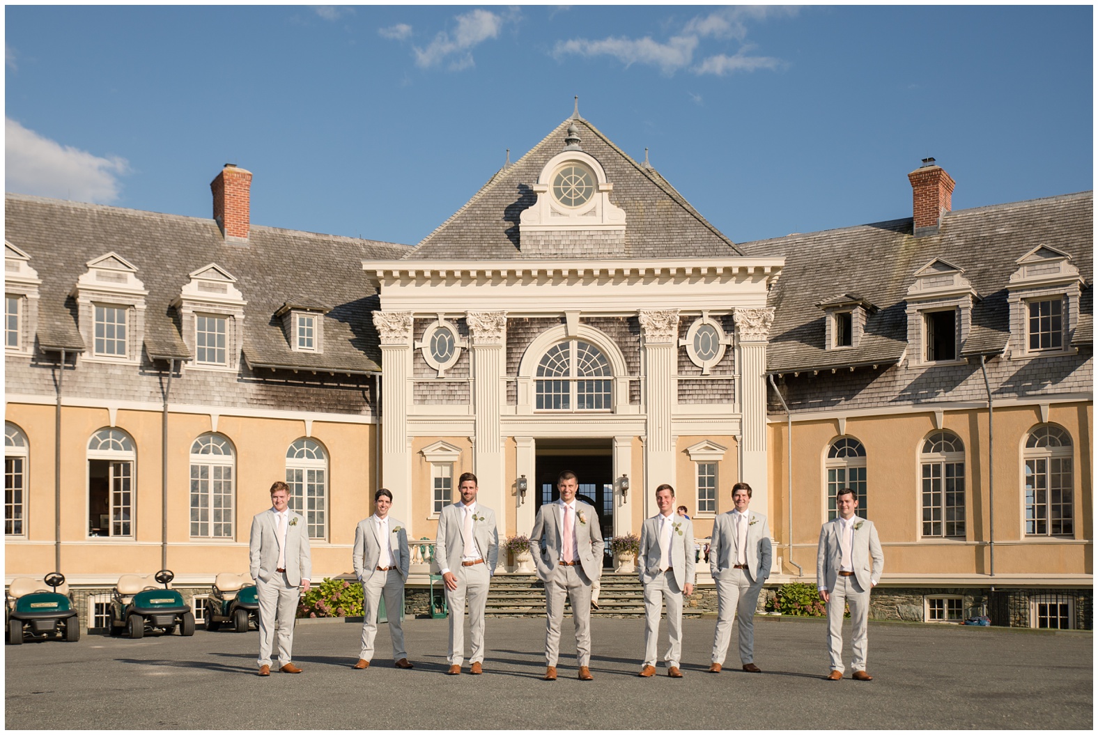 Sunset Beach Wedding at Bailey's Beach, Newport RI