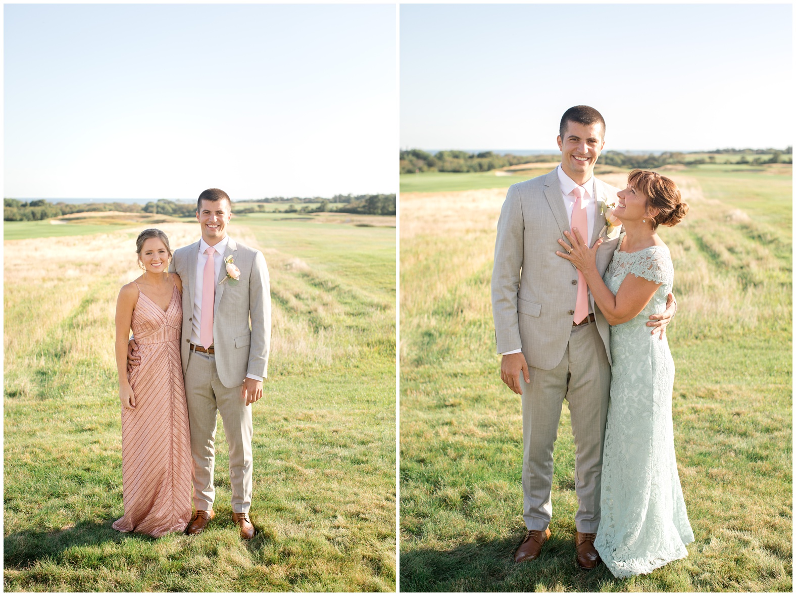 Sunset Beach Wedding at Bailey's Beach, Newport RI