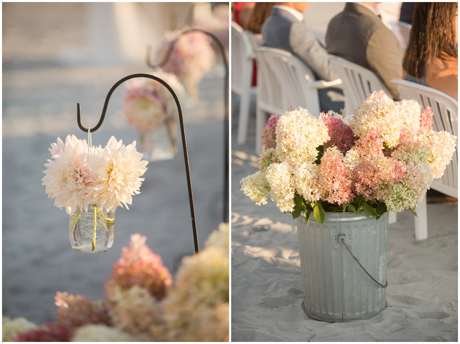 Sunset Beach Wedding at Bailey's Beach, Newport RI