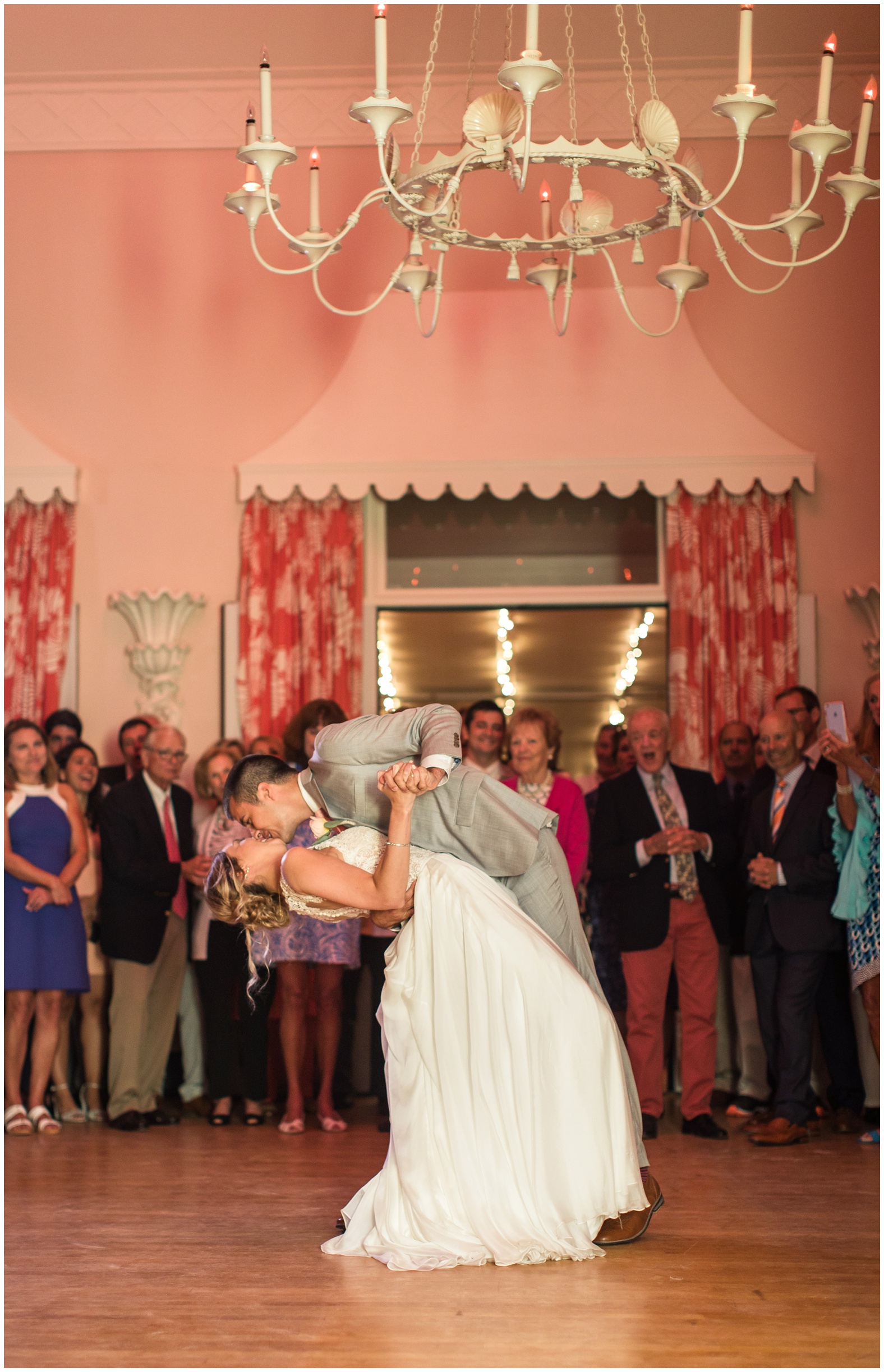 Sunset Beach Wedding at Bailey's Beach, Newport RI