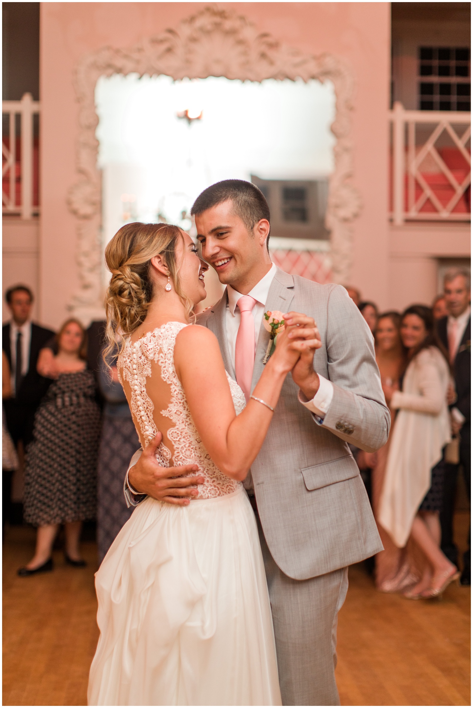 Sunset Beach Wedding at Bailey's Beach, Newport RI