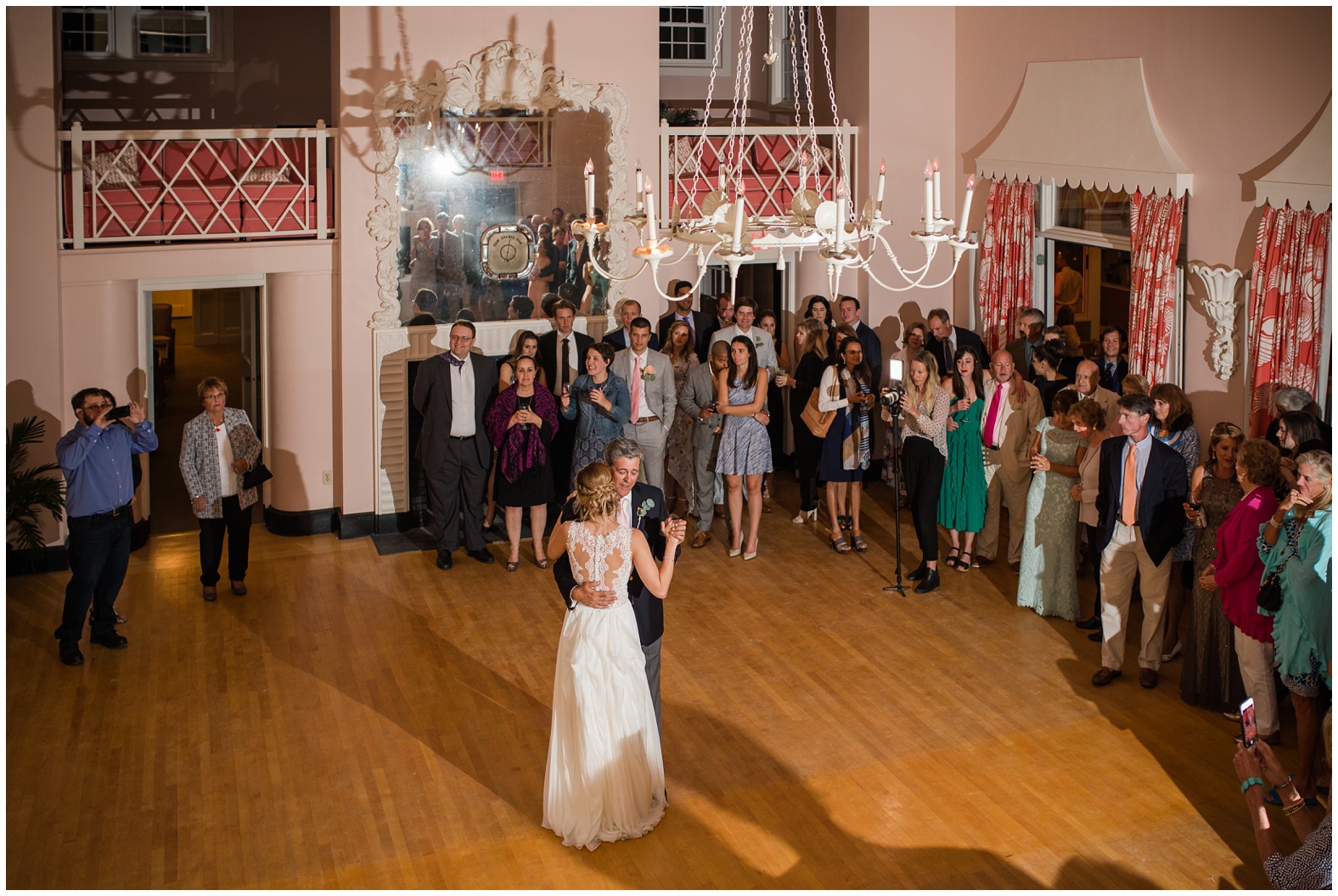 Sunset Beach Wedding at Bailey's Beach, Newport RI