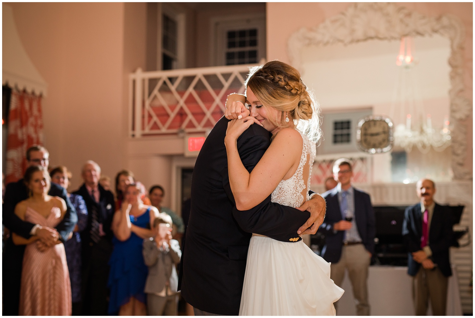 Sunset Beach Wedding at Bailey's Beach, Newport RI