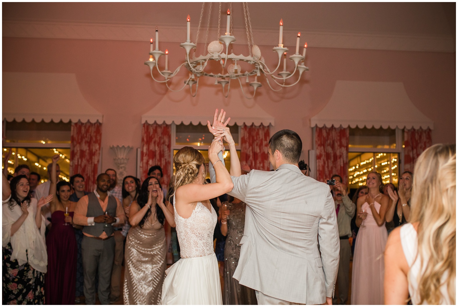 Sunset Beach Wedding at Bailey's Beach, Newport RI