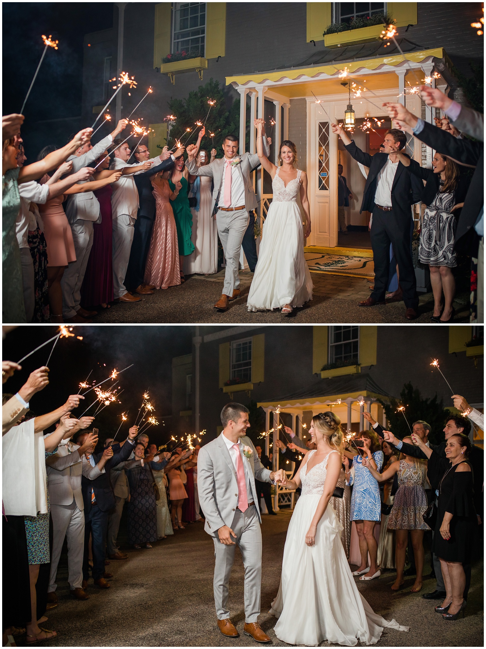 Sunset Beach Wedding at Bailey's Beach, Newport RI