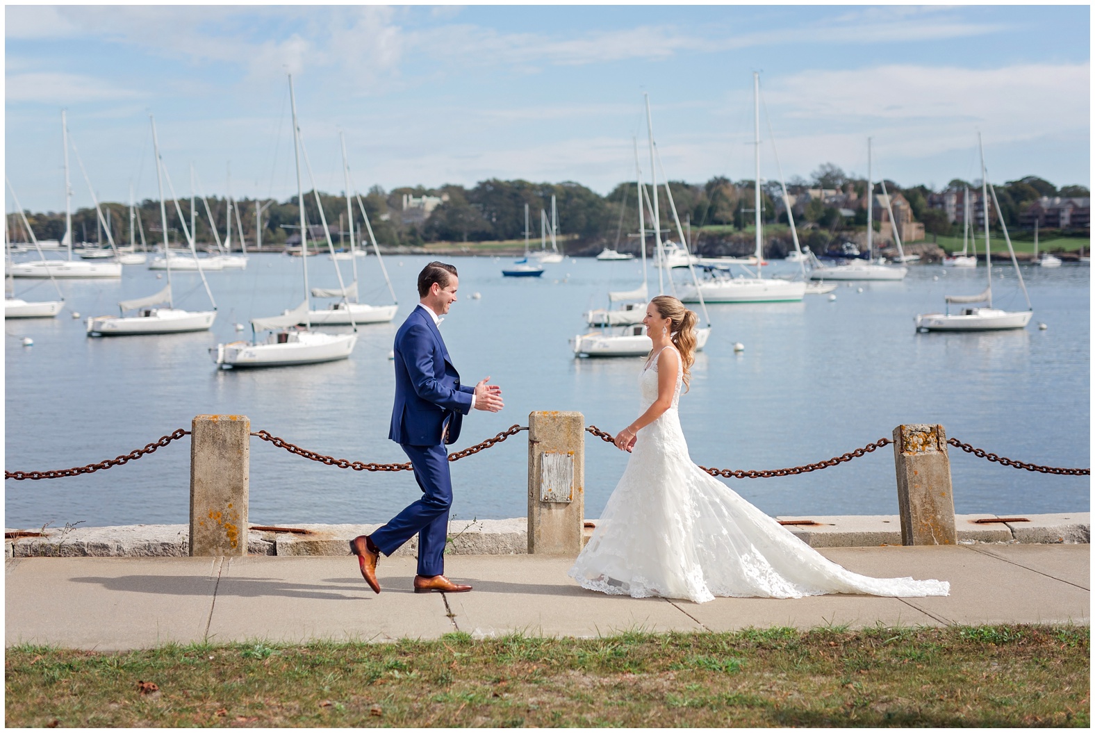 Fall Oceanside Wedding at Belle Mer in Newport, Rhode Island