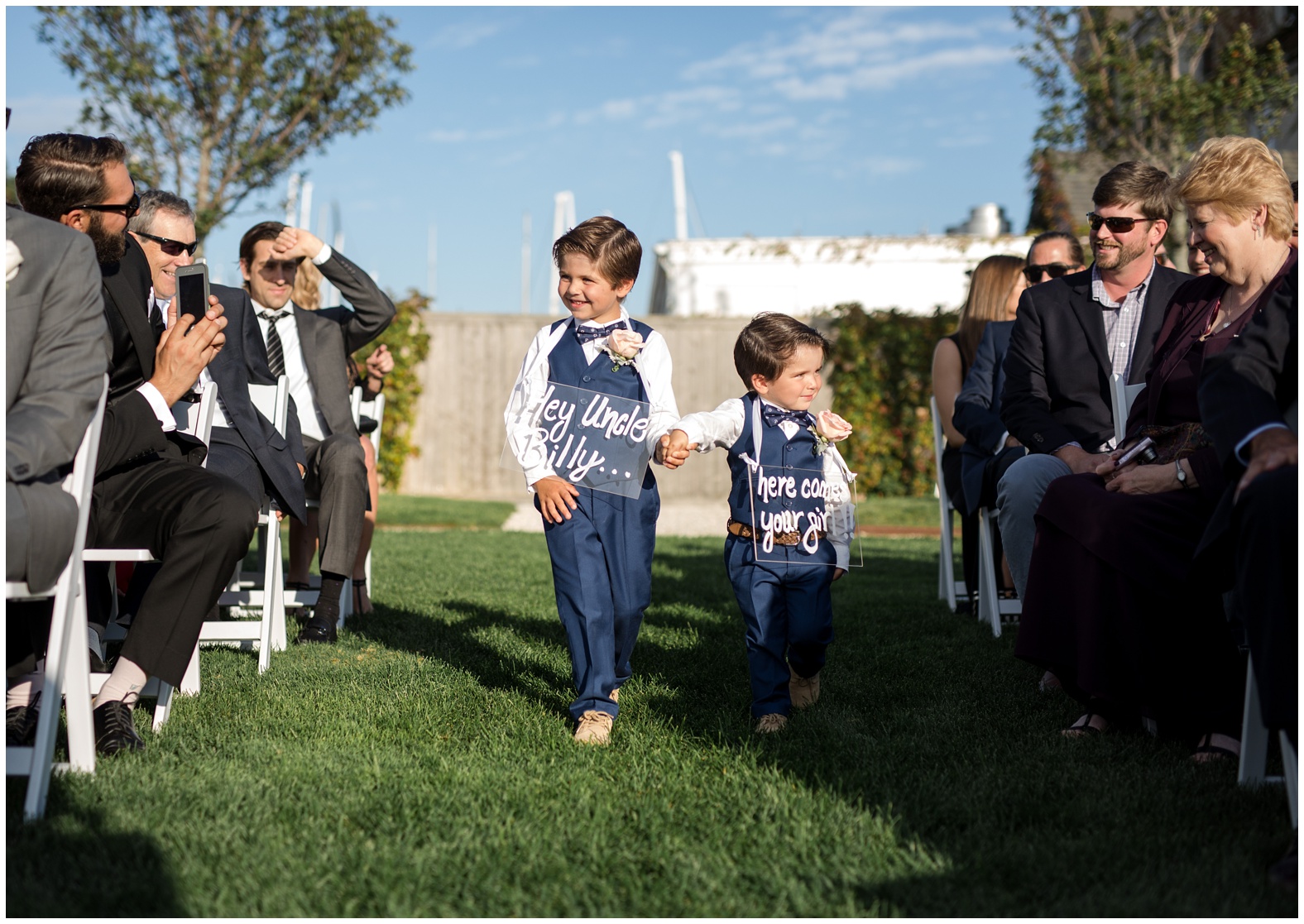 Fall Oceanside Wedding at Belle Mer in Newport, Rhode Island