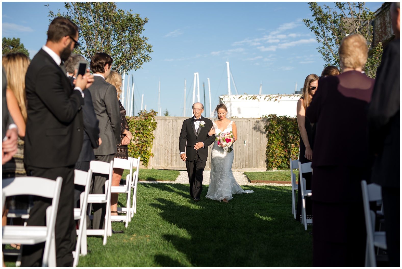 Fall Oceanside Wedding at Belle Mer in Newport, Rhode Island