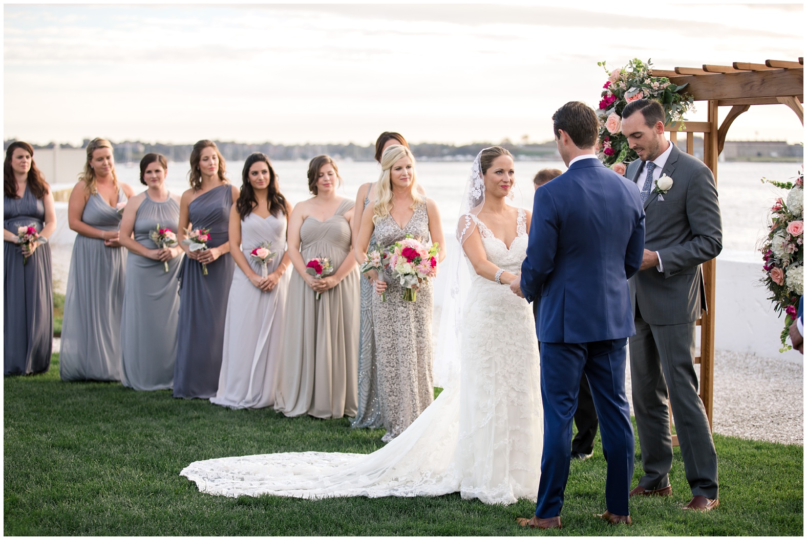 Fall Oceanside Wedding at Belle Mer in Newport, Rhode Island