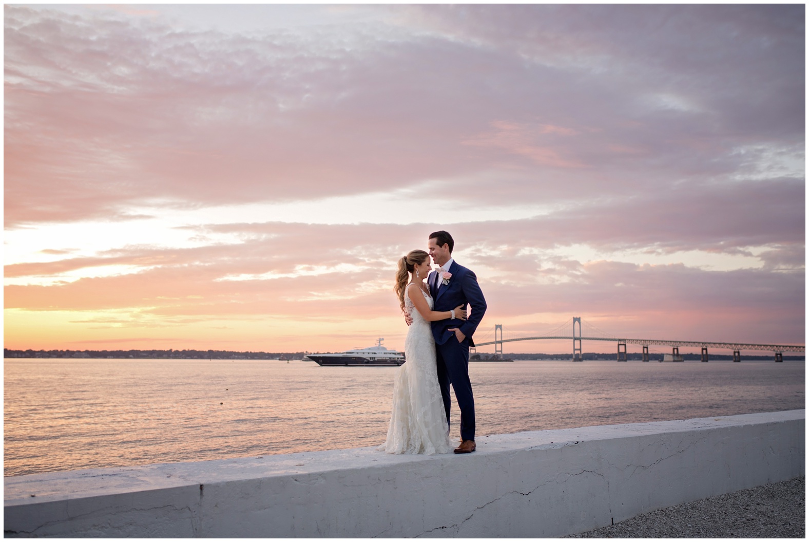 Fall Oceanside Wedding at Belle Mer in Newport, Rhode Island