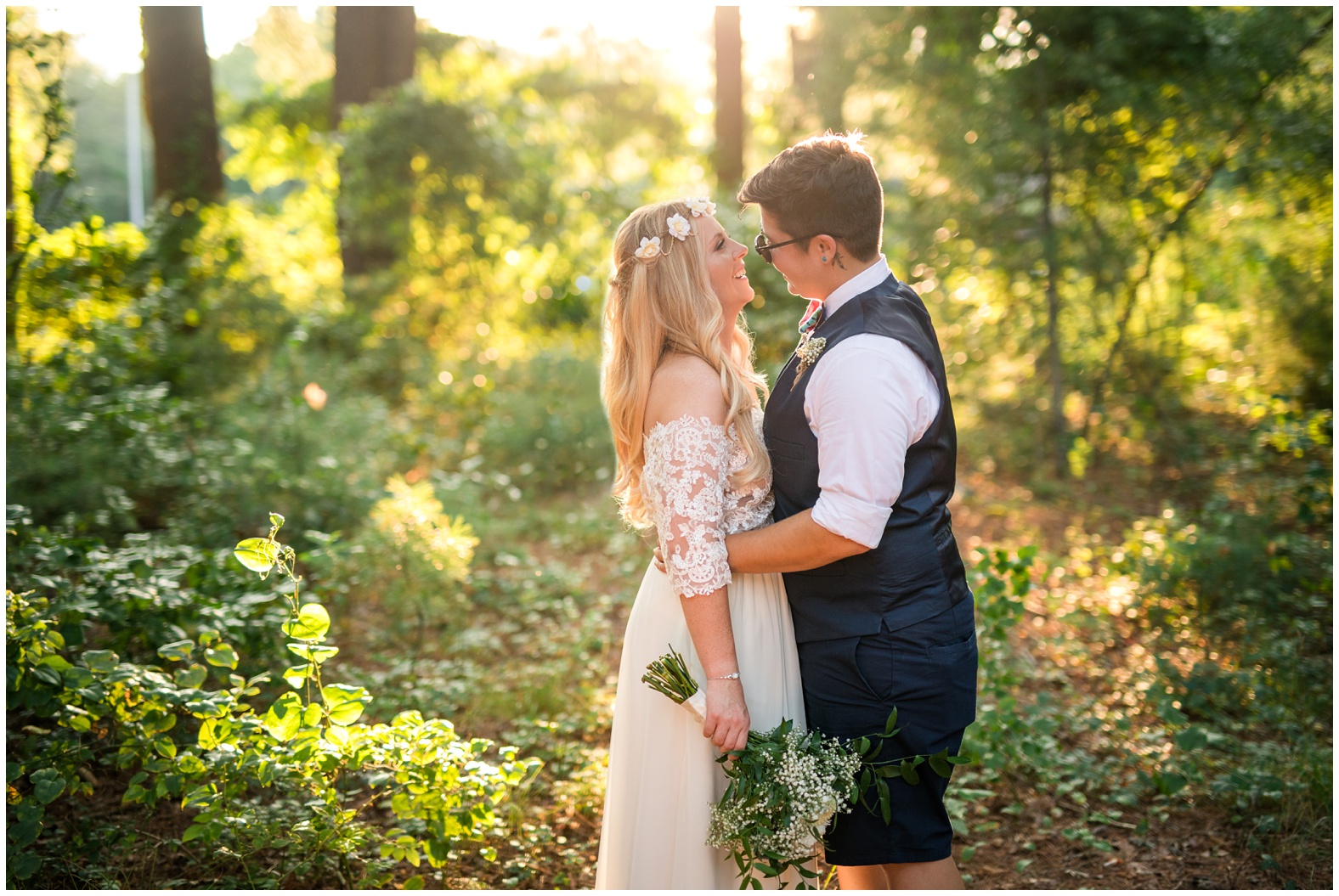 Erin Lo Simple Natural Woodsy Wedding At Camp Hoffman