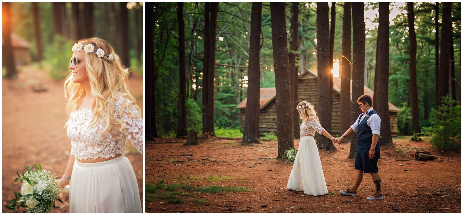 Wedding,camp,woods,woodsy,rhode island,ri,boho,bohemian,natural,cabin,girl scout camp,