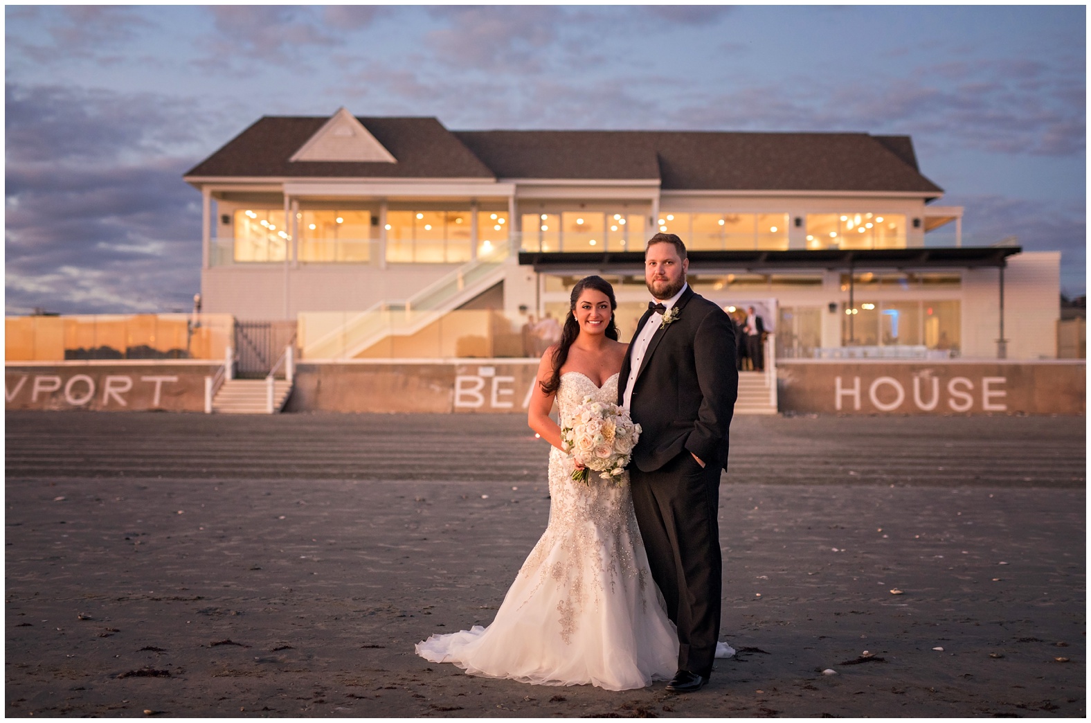 Romantic,Glam,Beach,Sunset,Newport,RI,Rhode Island,Newport Beach House,Minimalistic,