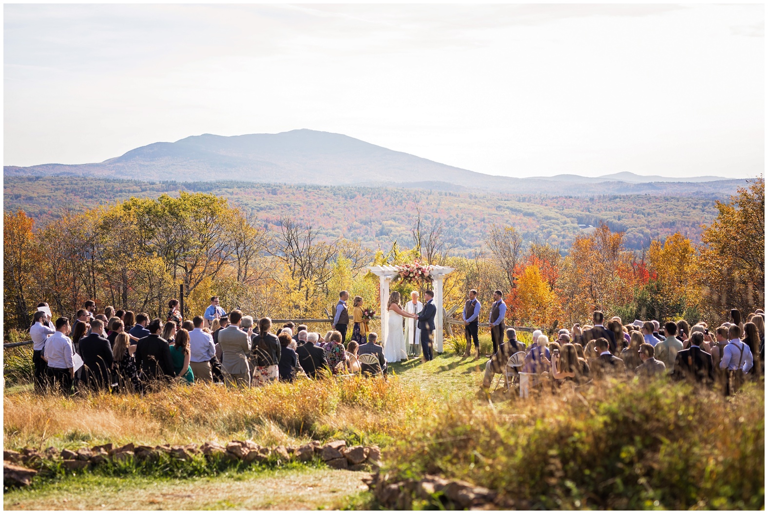 scenic,eclectic,fall,autumn,mountain,mountainview,wedding,cobb hill estate,harrisville,New hampshire,NH,new england,country,tented wedding,