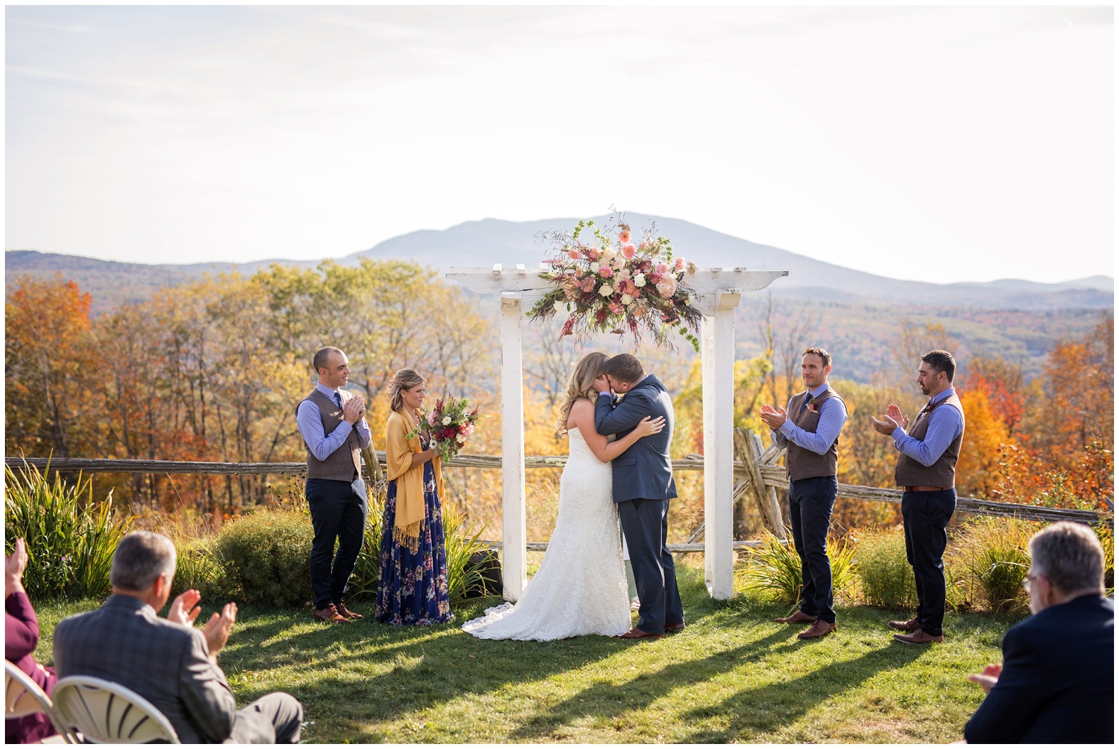 scenic,eclectic,fall,autumn,mountain,mountainview,wedding,cobb hill estate,harrisville,New hampshire,NH,new england,country,tented wedding,